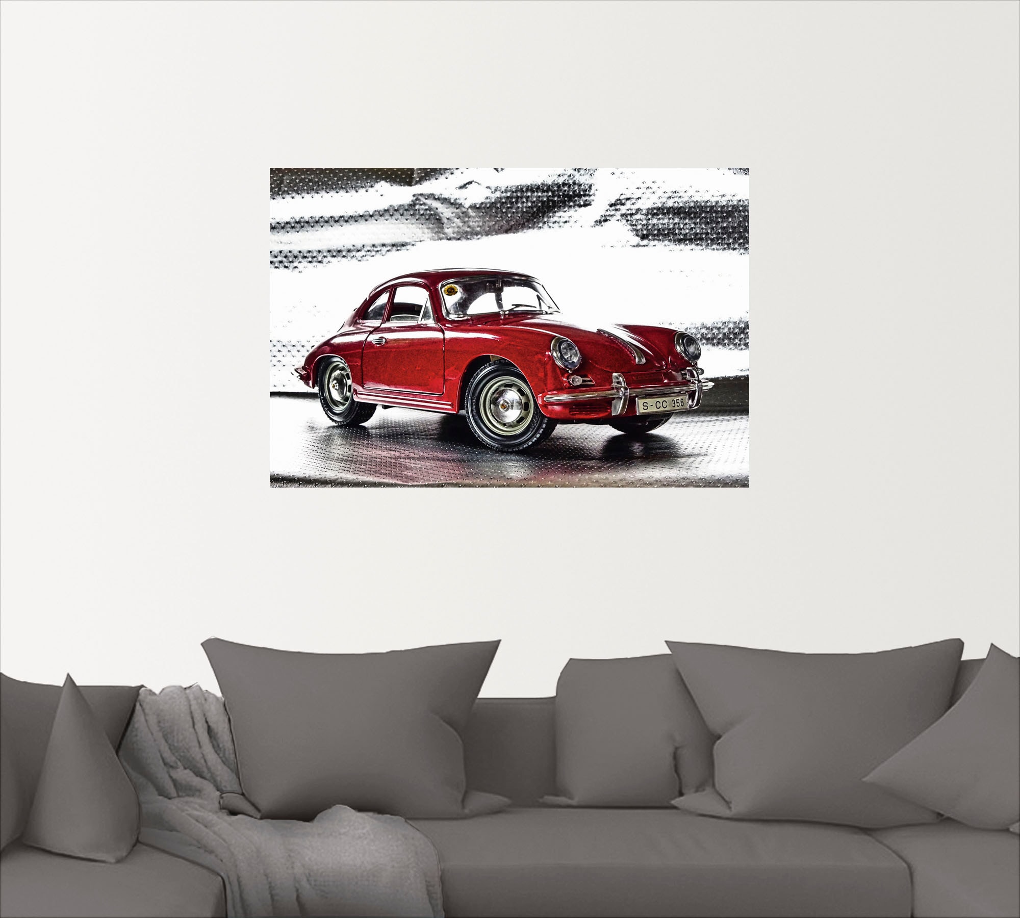 Artland Wandbild »Klassiker - Der Porsche 356«, Auto, (1 St.), als Alubild, Outdoorbild, Leinwandbild, Poster, Wandaufkleber