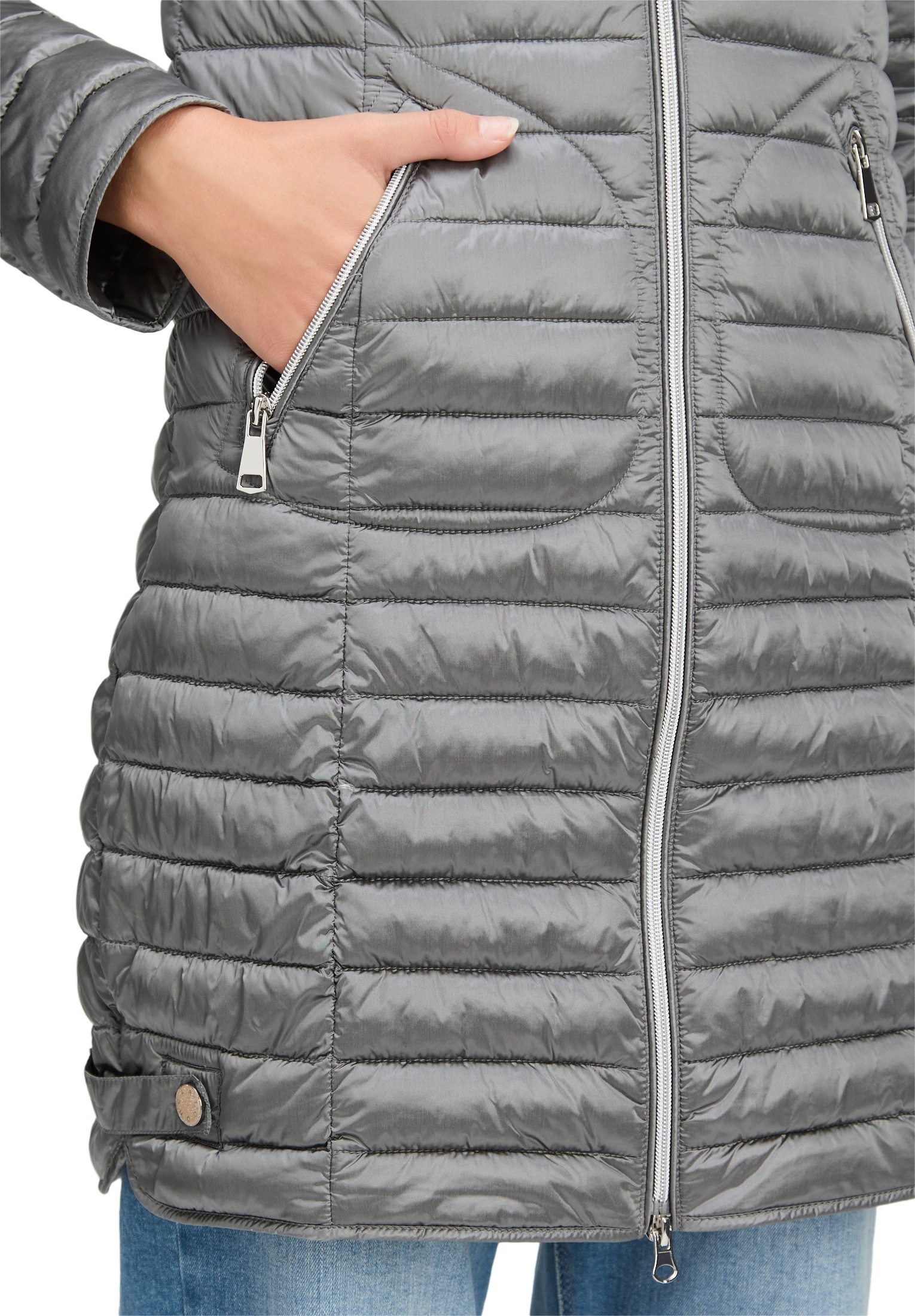 Cartoon Steppjacke »Steppjacke mit Reißverschlusstaschen«