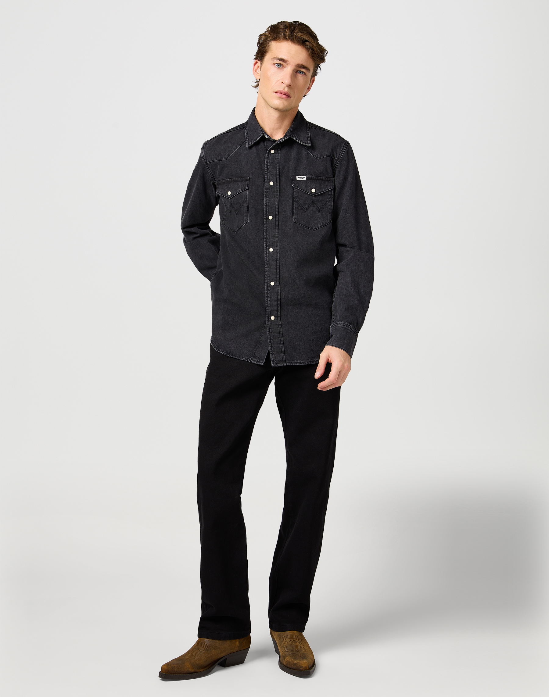 Wrangler Langarmhemd »WESTERN SHIRT«