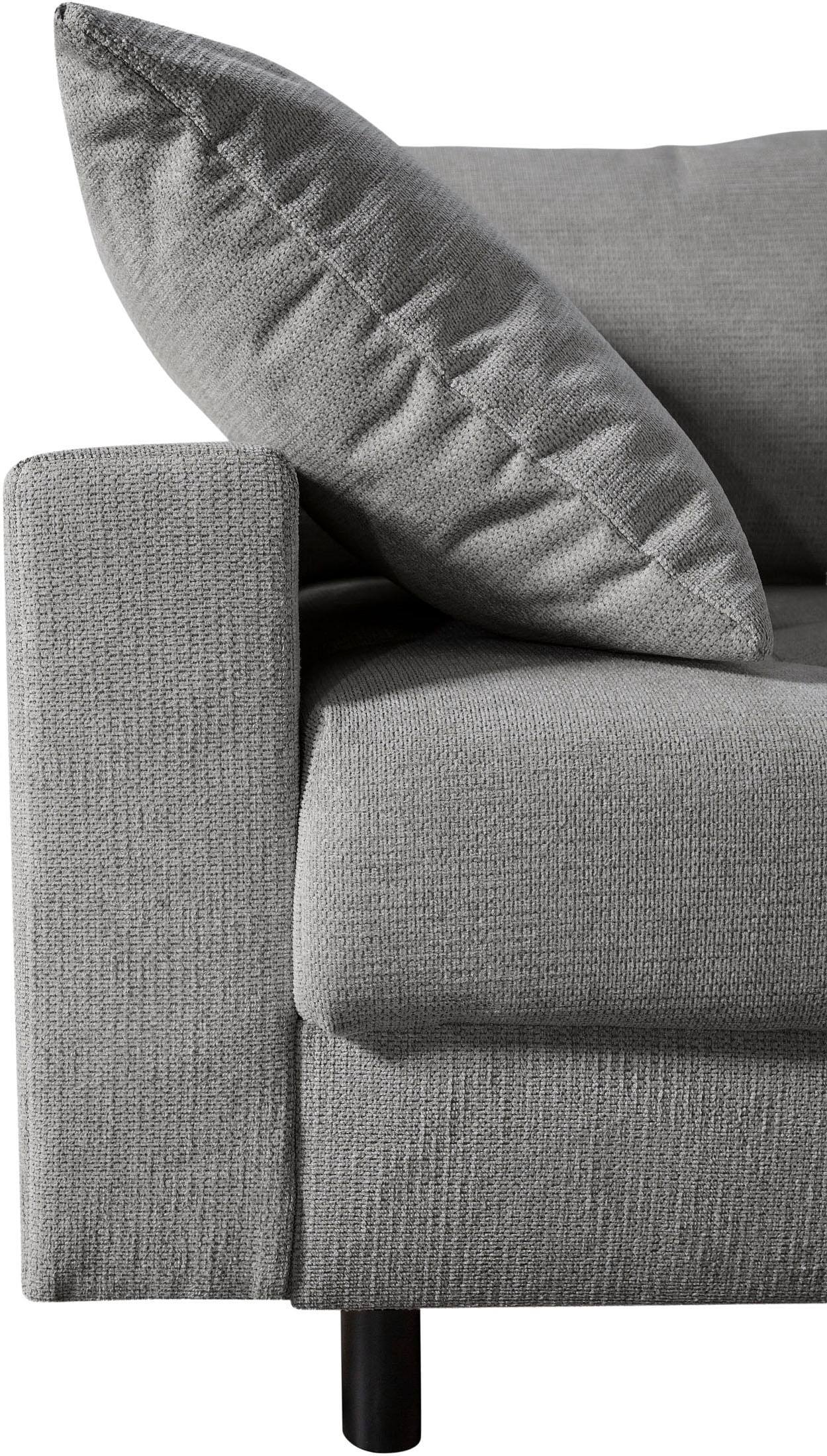 Home affaire Ecksofa »Toni L-Form«, Ottomane beidseitig montierbar, Federkern-Polsterung