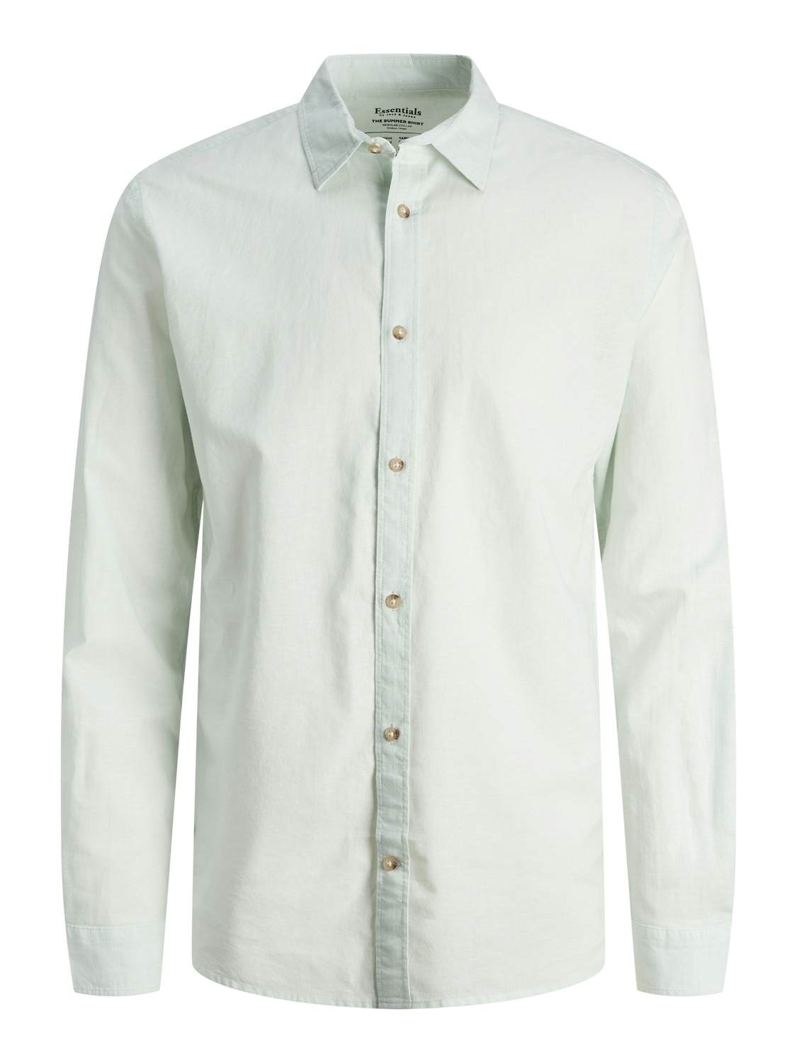 Jack & Jones Langarmhemd »JJESUMMER LINEN BLEND SHIRT LS SN«