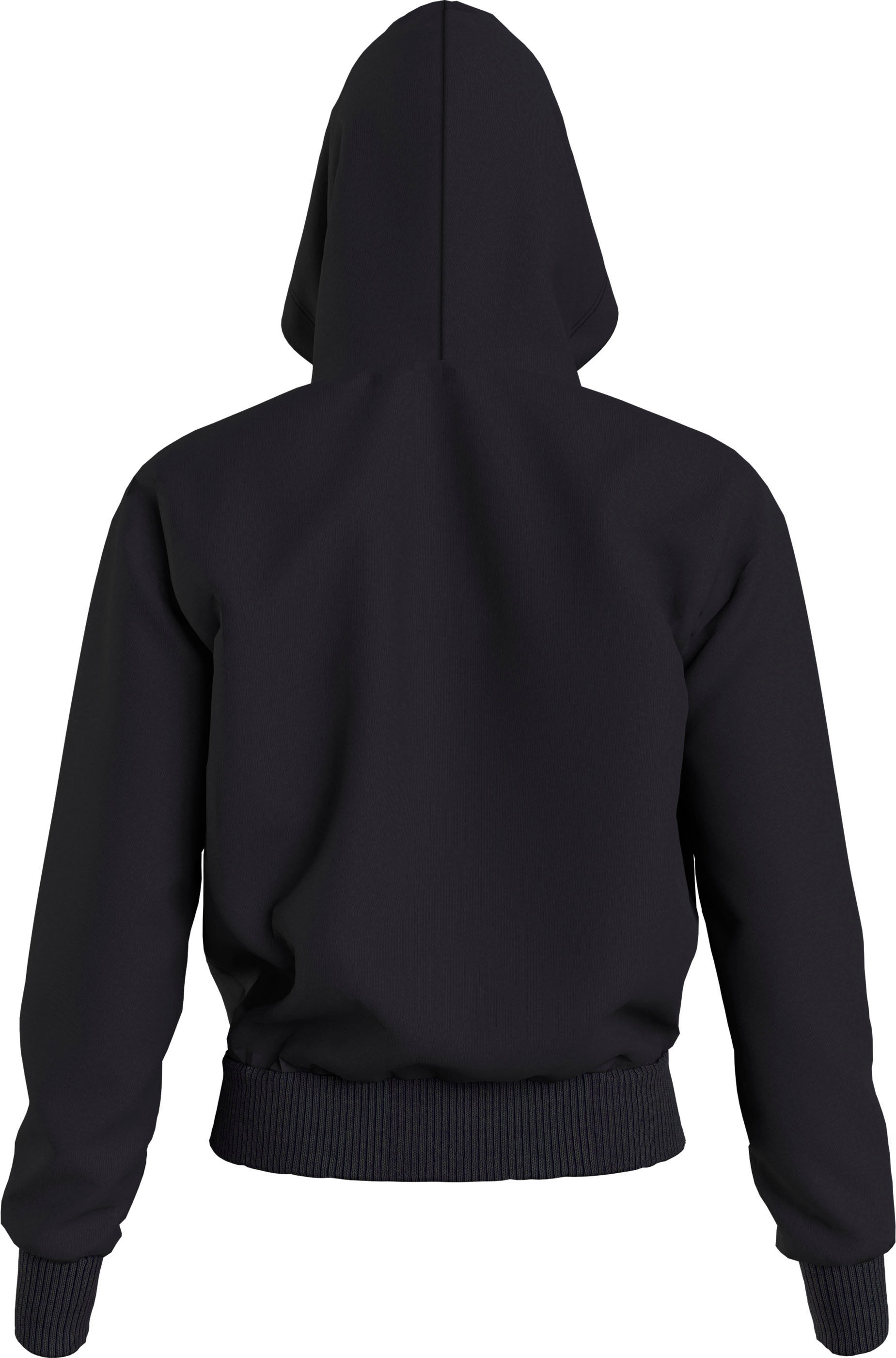 Calvin Klein bei ICONIC Plus Rippbündchen MONOLOGO HOODIE«, ♕ Kapuzensweatshirt »PLUS weichen mit Jeans