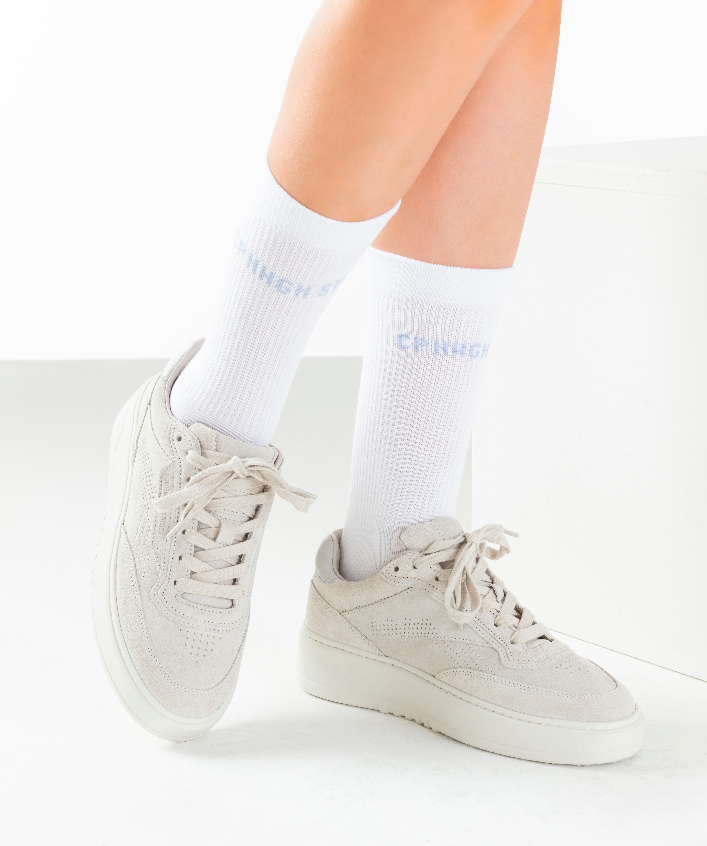 Copenhagen Studios Tennissocken, (Packung, 2 Paar), ohne Frottee