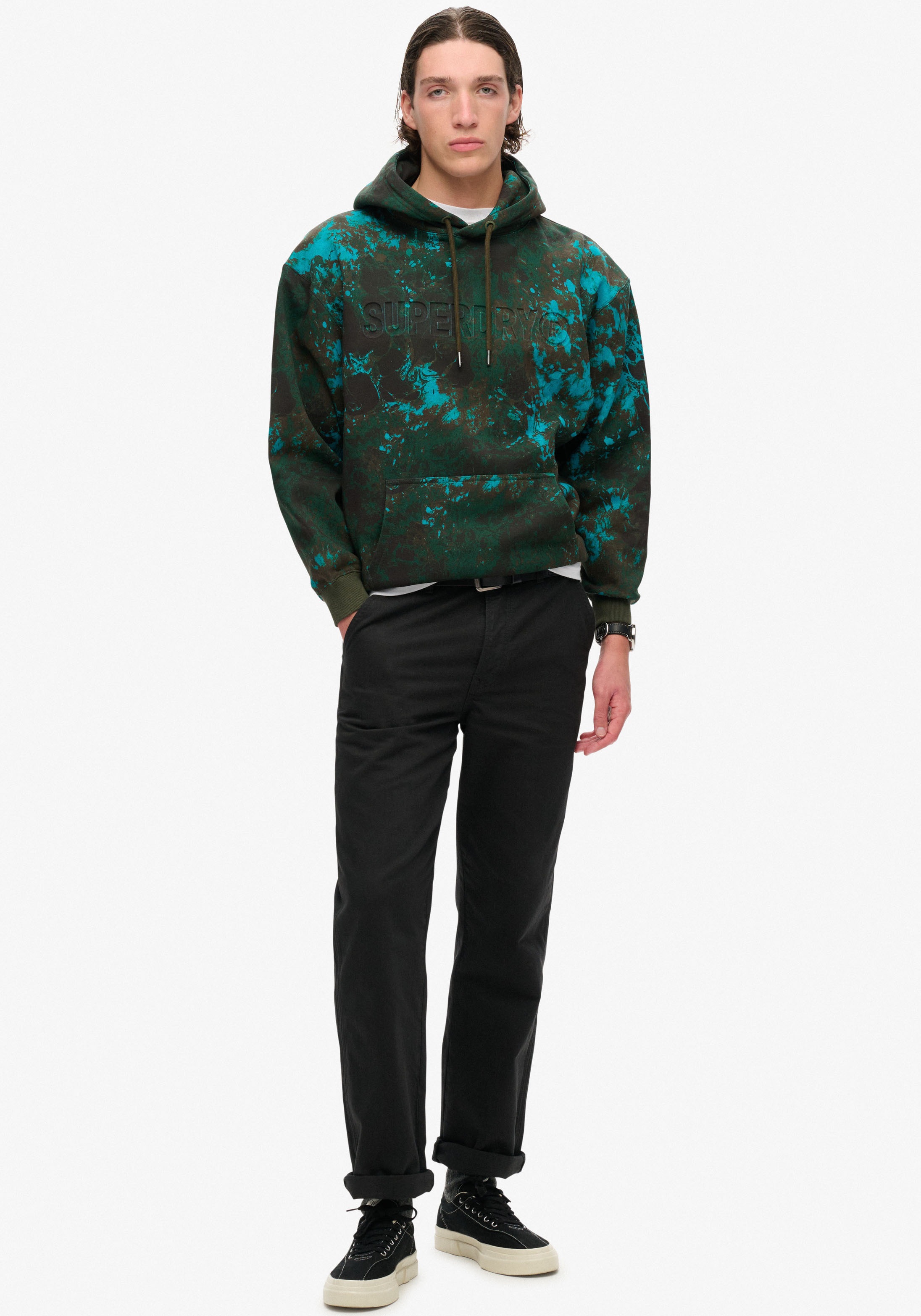 Superdry Kapuzensweatshirt »UTILITY CAMO LOGO LOOSE HOOD«