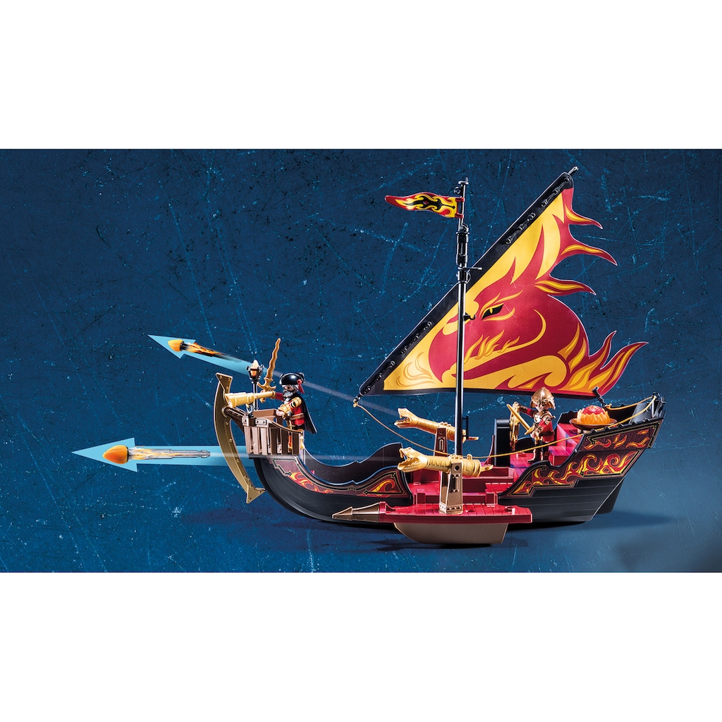 Playmobil® Konstruktions-Spielset »Burnham Raiders Feuerschiff (70641), Novelmore«, (55 St.)