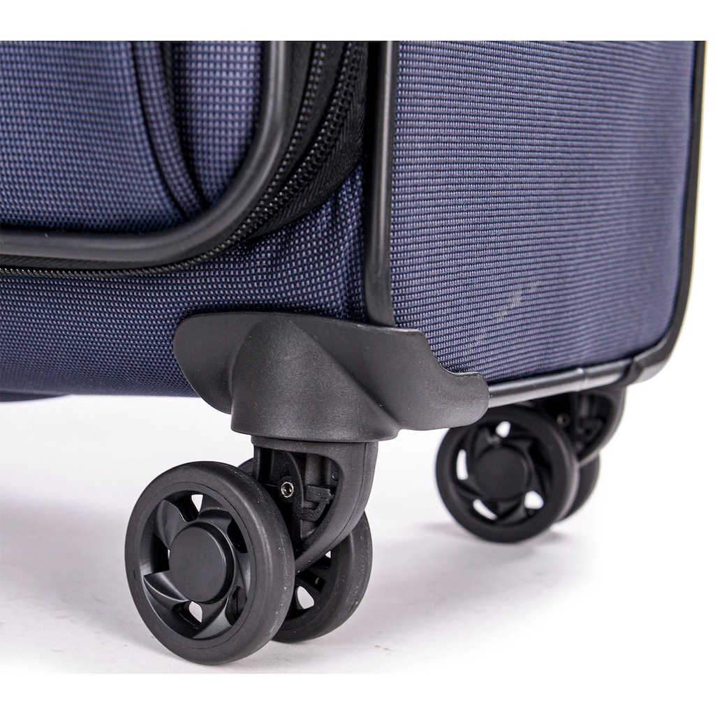 Stratic Weichgepäck-Trolley »Bendigo Light + L, navy«, 4 Rollen