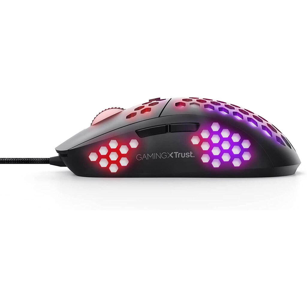 Trust Gaming-Maus »GXT960 GRAPHIN LIGHTWEIGHT MOUSE«, RGB-Beleuchtung