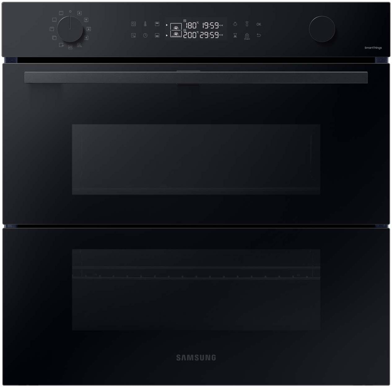 Samsung Einbaubackofen Serie 4 »NV7B45502AK/U1« mit Pyrolyse-Selbstreinigung Dual Cook Flex – Ein Ofen. Zwei Garräume. Flexible Tür.