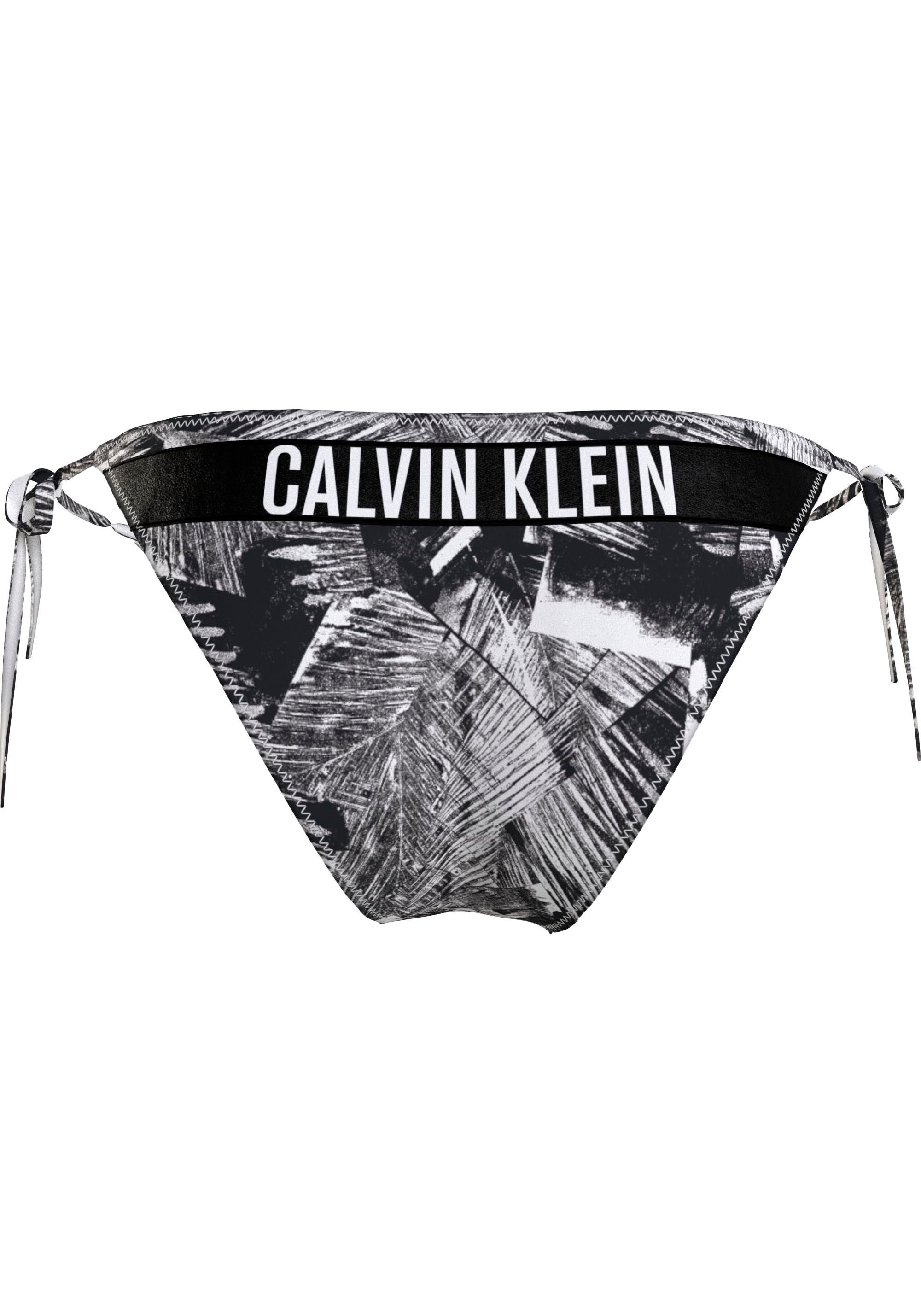 Calvin Klein Swimwear Bikini-Hose »STRING SIDE TIE-PRINT«, in gemusteter Optik