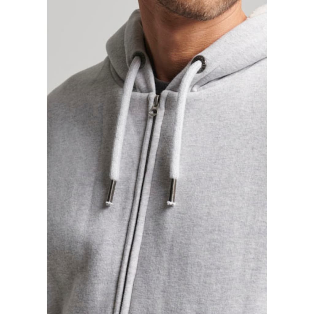 Superdry Kapuzensweatjacke »SD-BORG LINED ZIP HOOD«