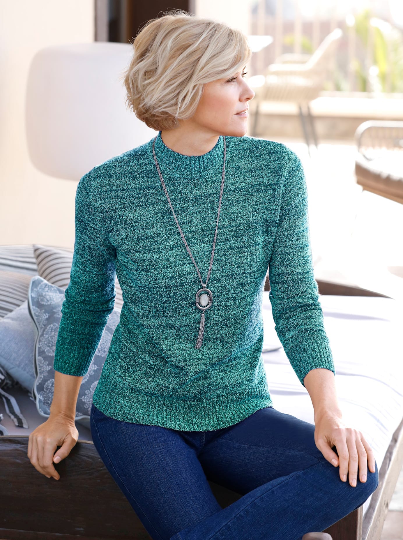 Classic Basics Stehkragenpullover »Pullover«