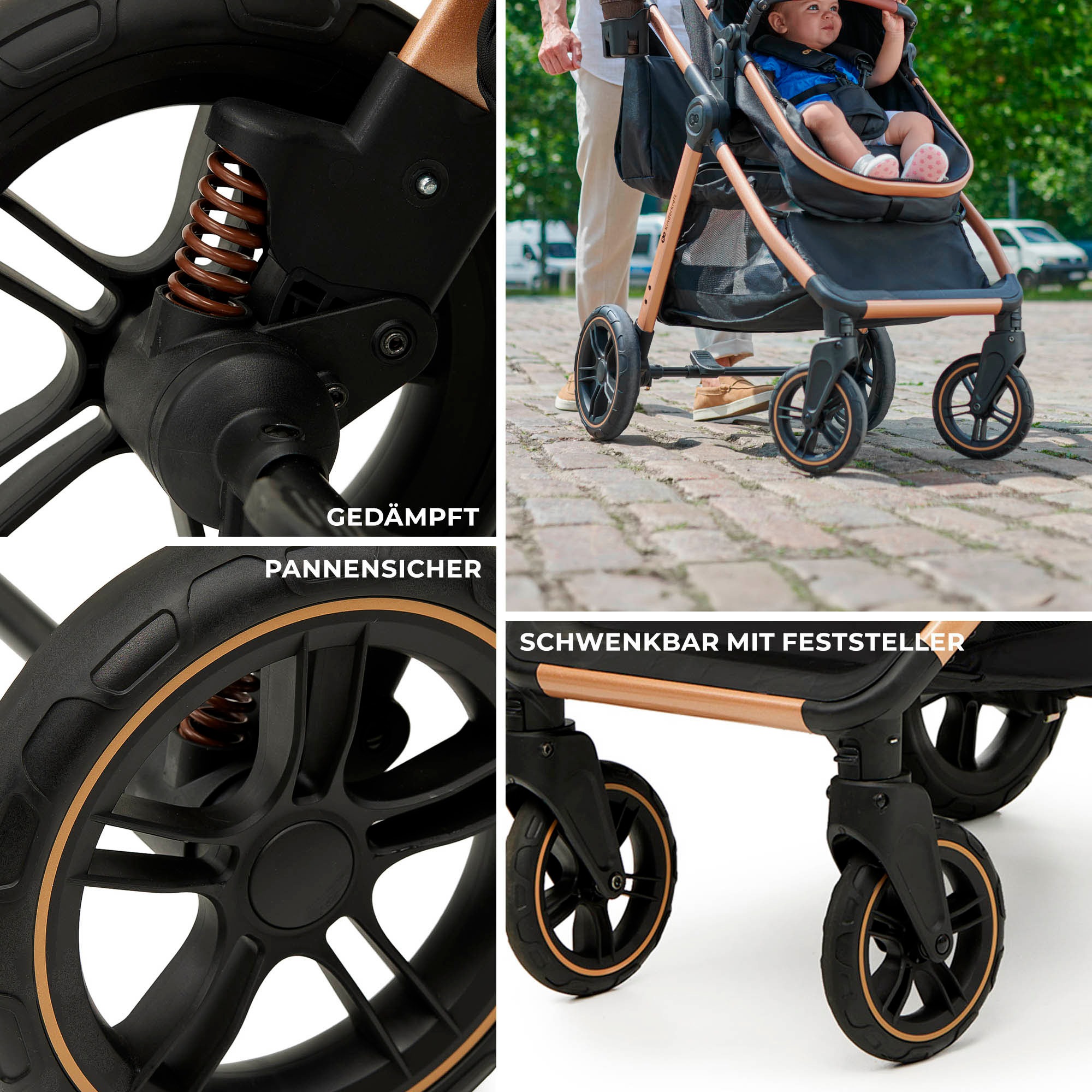 Kinderkraft Kombi-Kinderwagen »ESME 3IN1« 25 kg