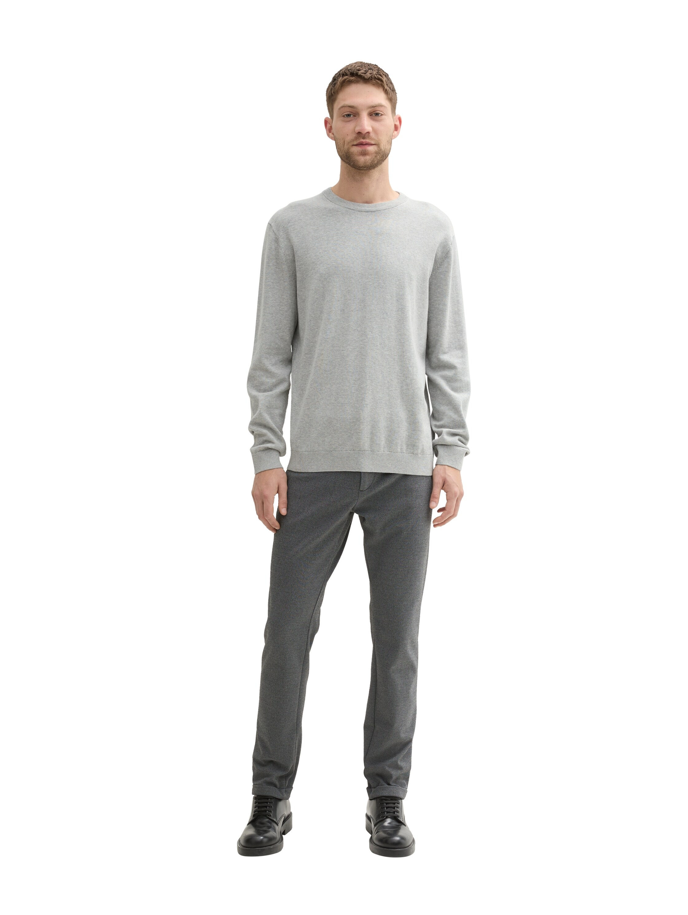 TOM TAILOR Chinohose  slim mit Viskose und Stretch
