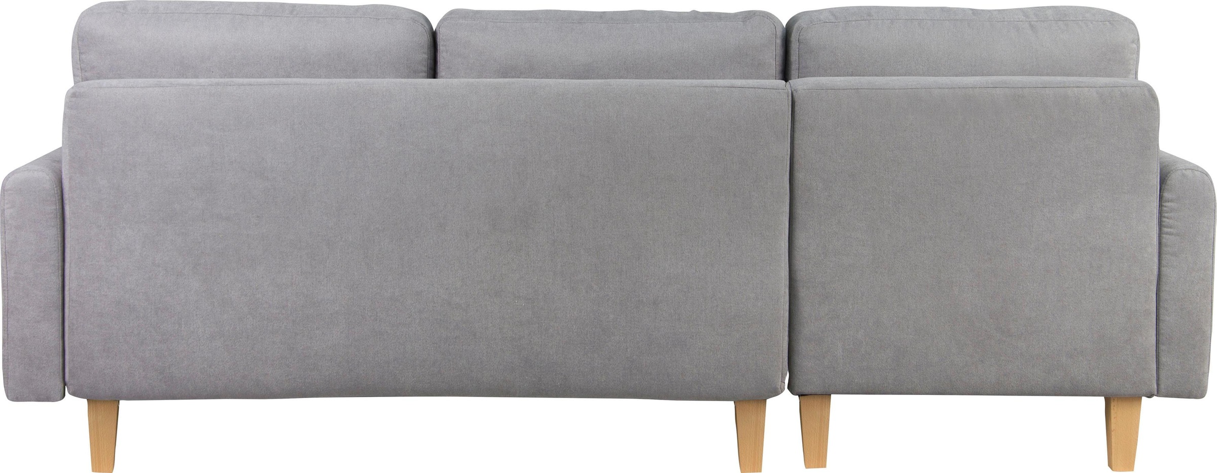 Home affaire Ecksofa »Triplo, Zierkissen, Schlaffunktion, B/T/H: 234/164/89 cm, L-Form«, wahlweise mit Bettfunktion und Bettkasten, Liegefläche 210/132 cm