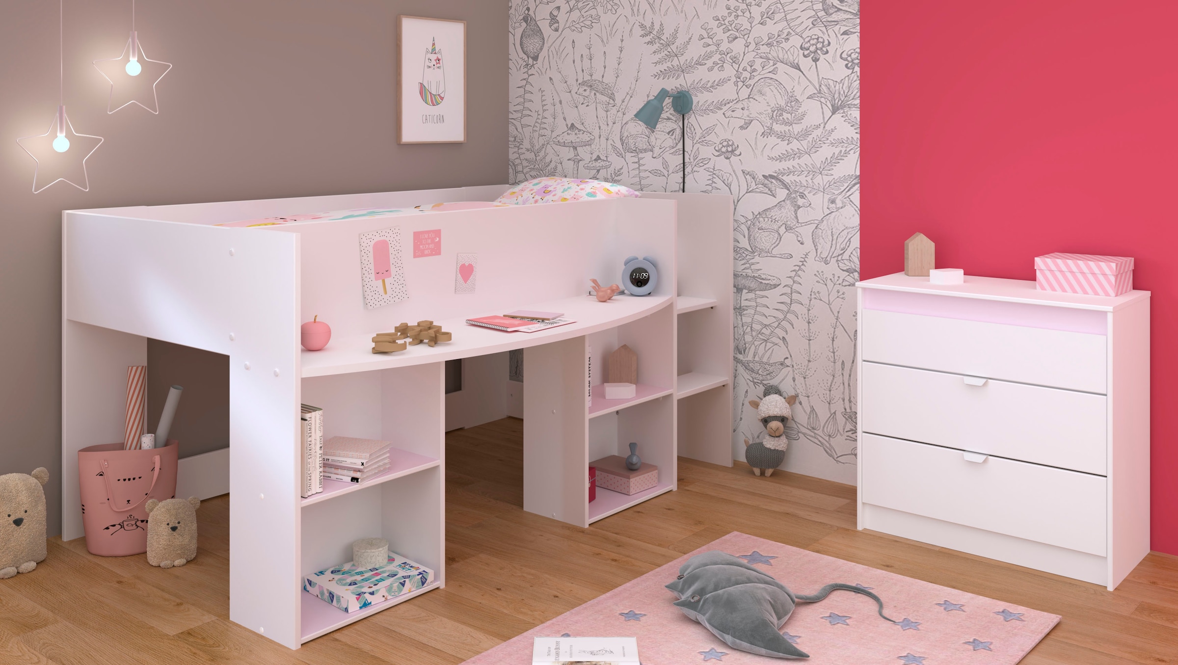 Parisot Jugendzimmer-Set »Pirouette 16«, (2 tlg.)