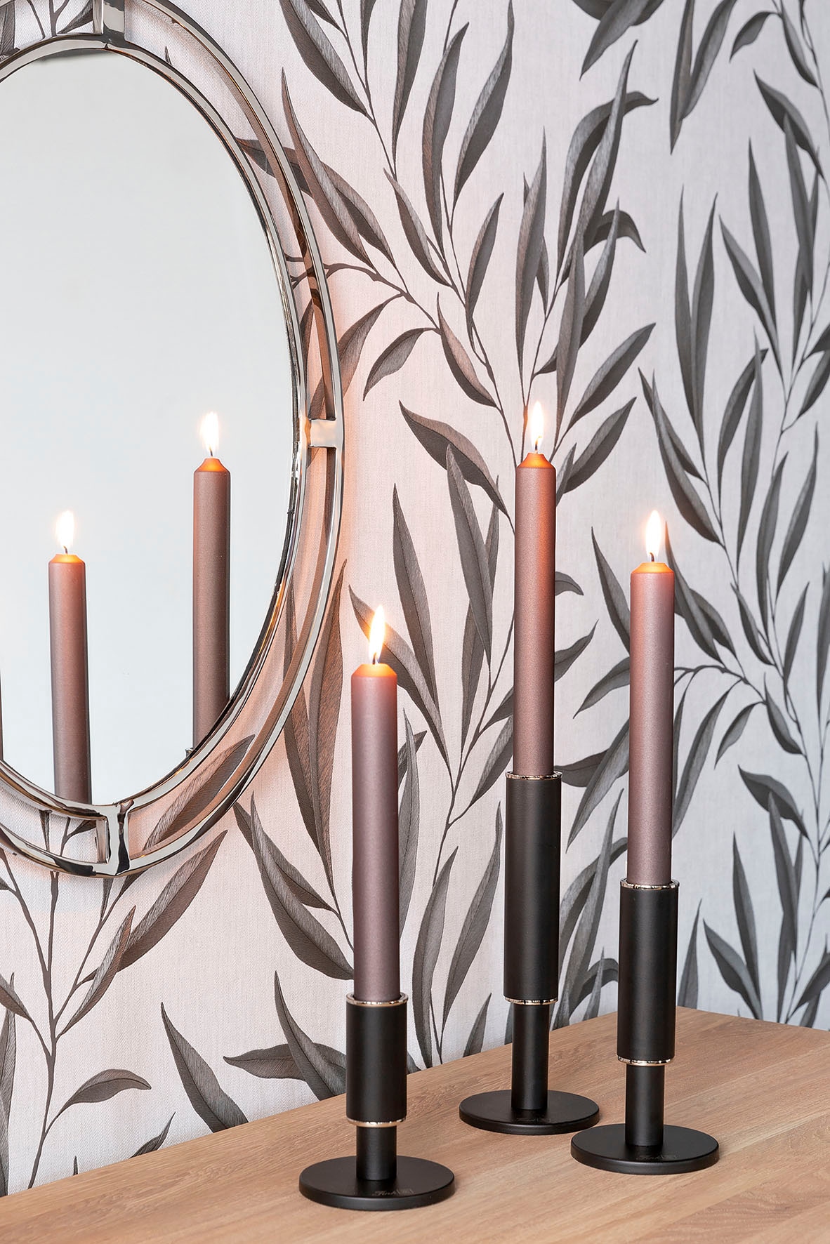 Fink Kerzenleuchter »RITMO« Stabkerzenhalter aus Aluminium