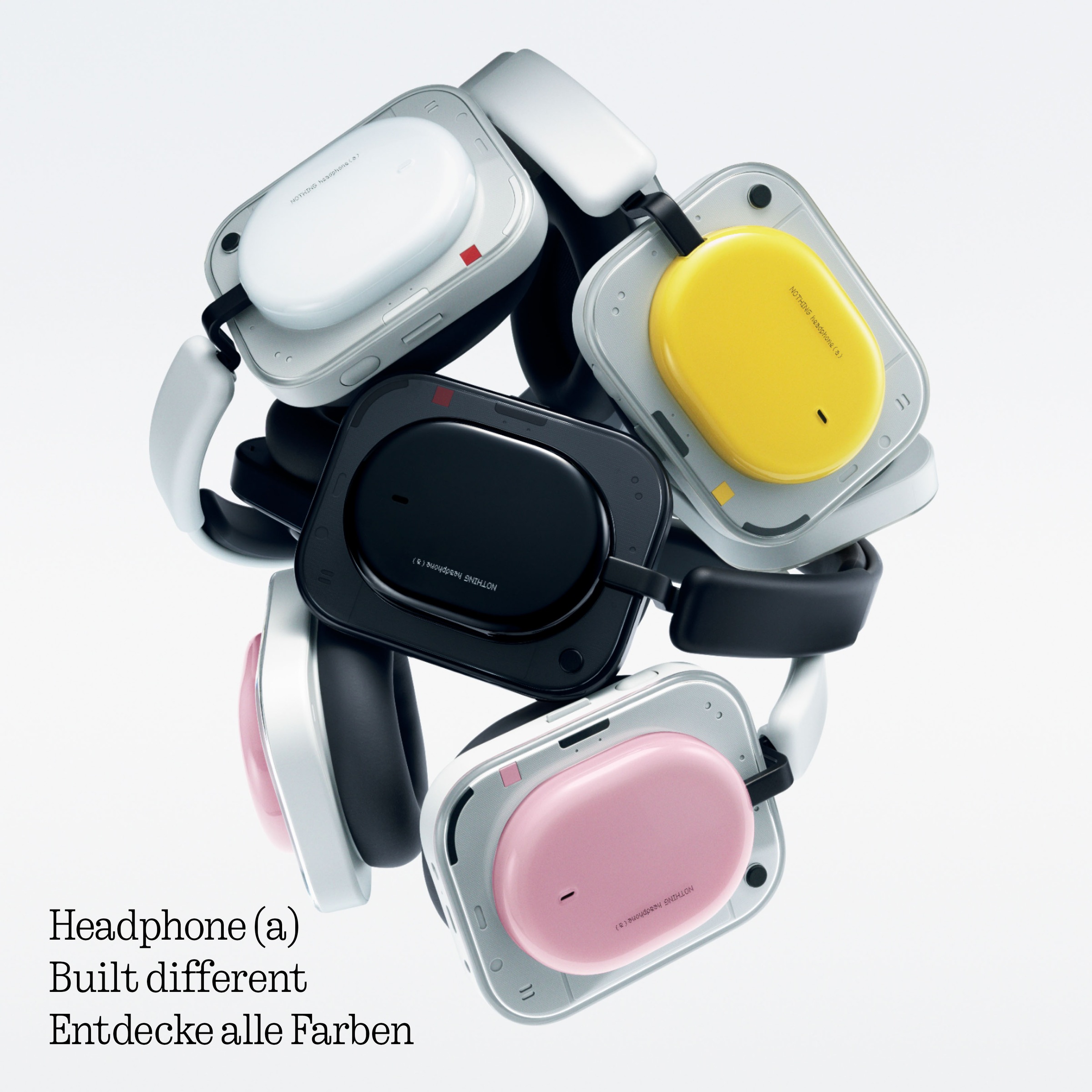 NOTHING Headset »Headphone (a)« Bluetooth Active Noise Cancelling (ANC) | Freisprechfunktion | Hi-Res | Transparenzmodus