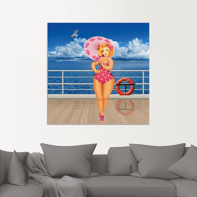 Artland Wandbild »Pin-Up Girl«, Bilder von Frauen, (1 St.), als Alubild,  Leinwandbild, Wandaufkleber oder Poster in versch. Größen auf Raten kaufen
