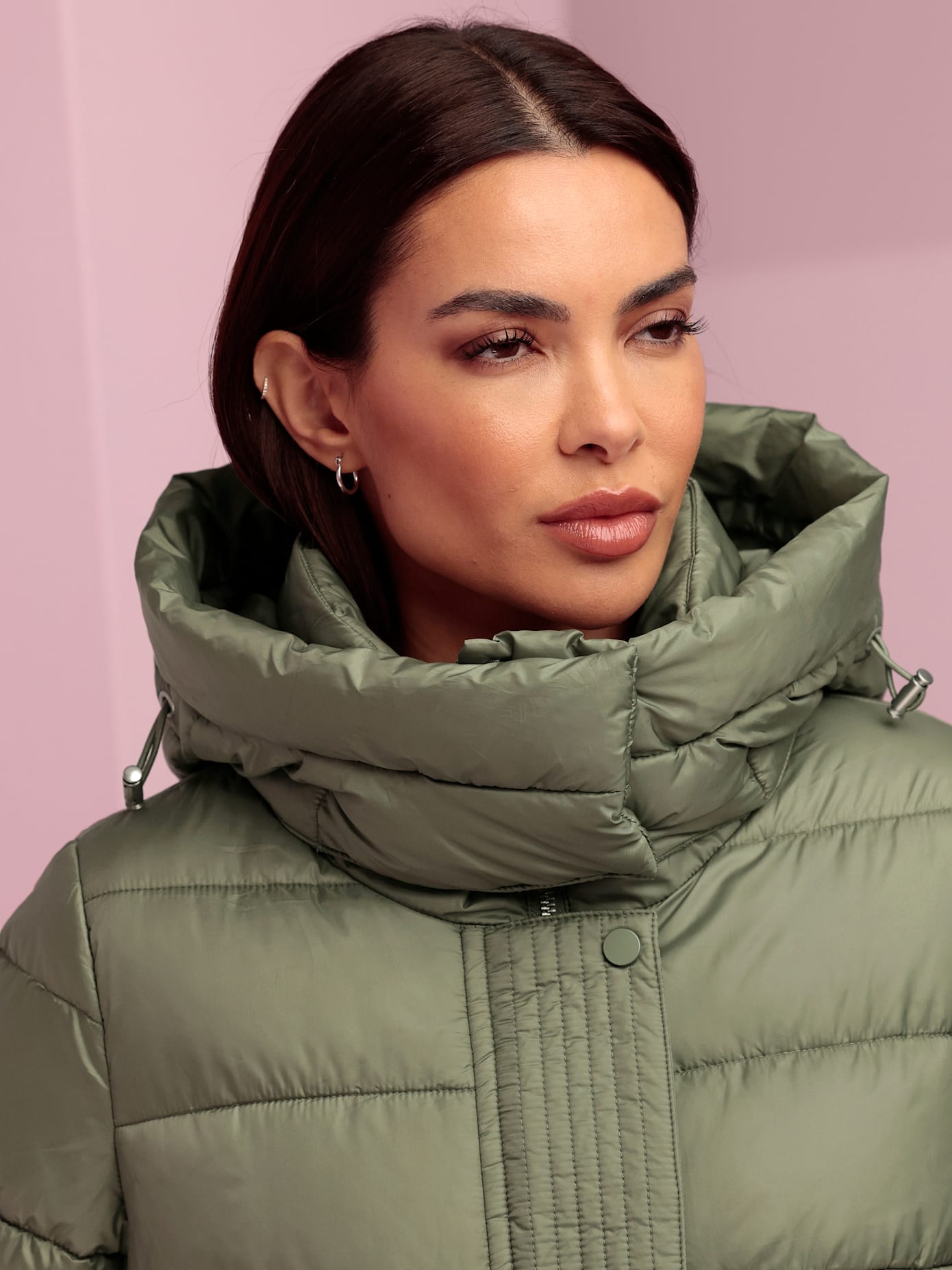heine Steppjacke, mit Kapuze