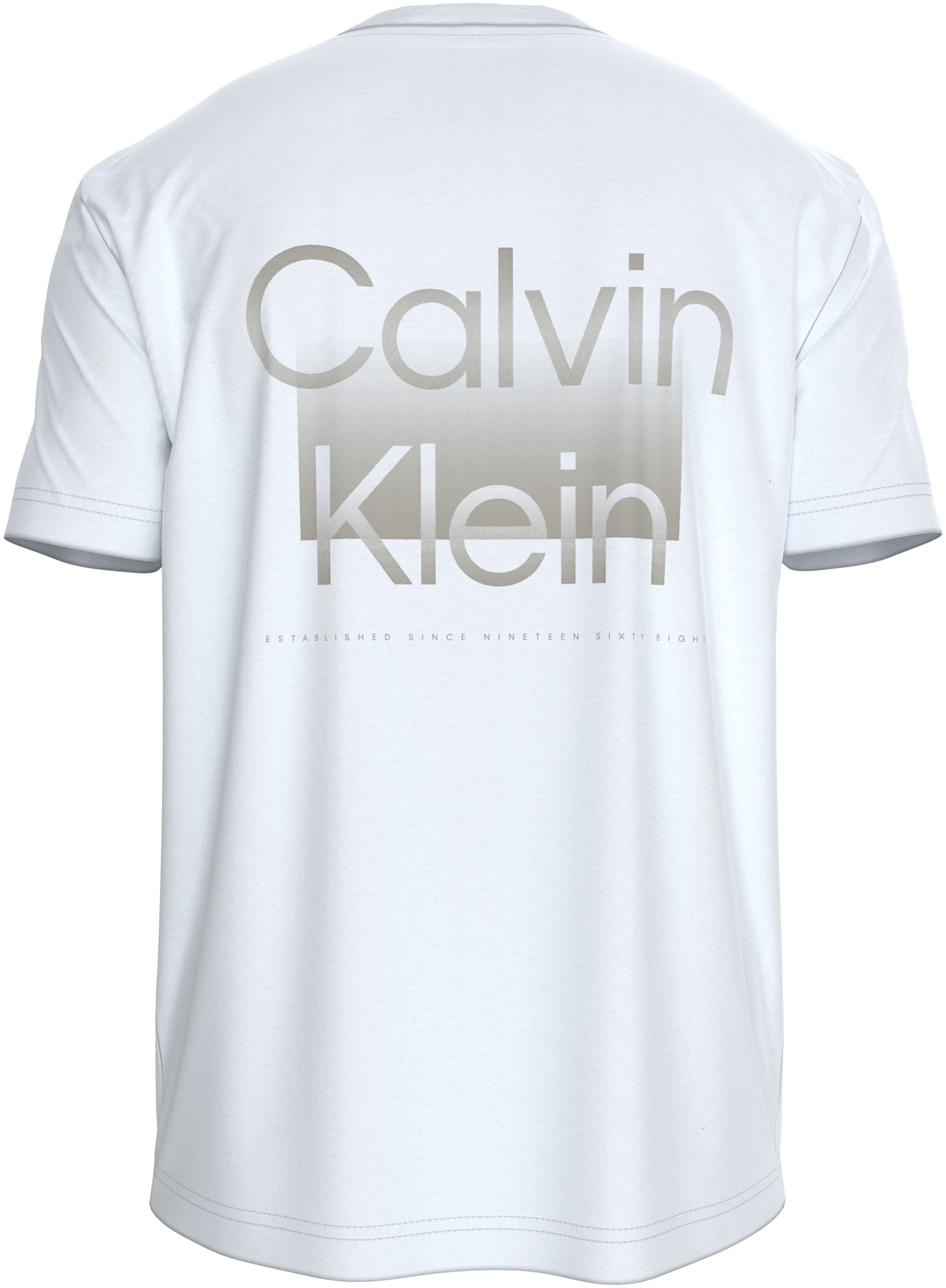 Calvin Klein Big&Tall T-Shirt »BT_ENLARGED BACK LOGO T-SHIRT«, in großen Größen mit Markenlabel