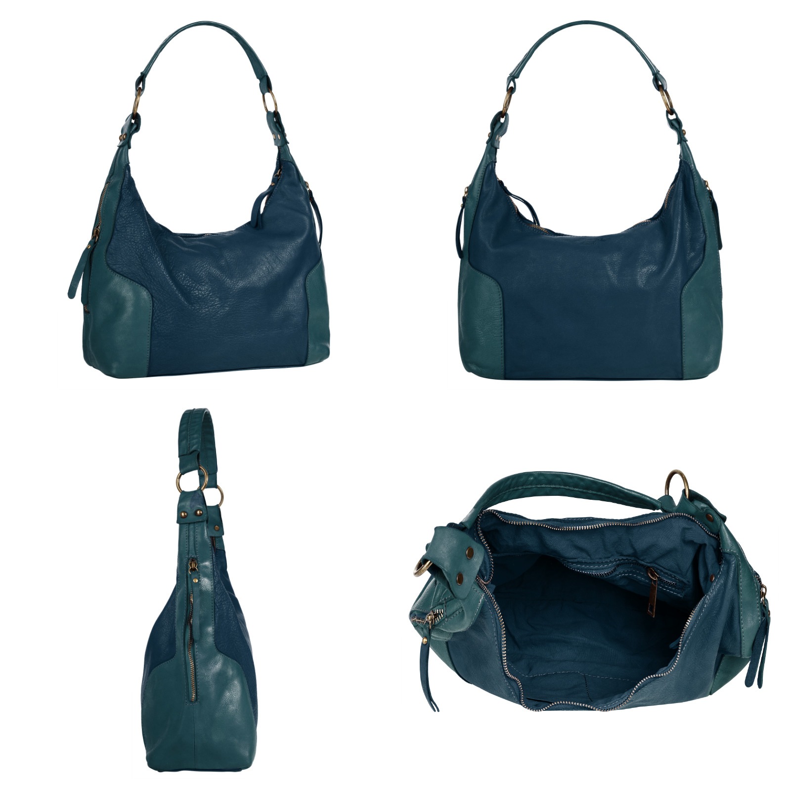Samantha Look Shopper, echt Leder, Made in Italy
