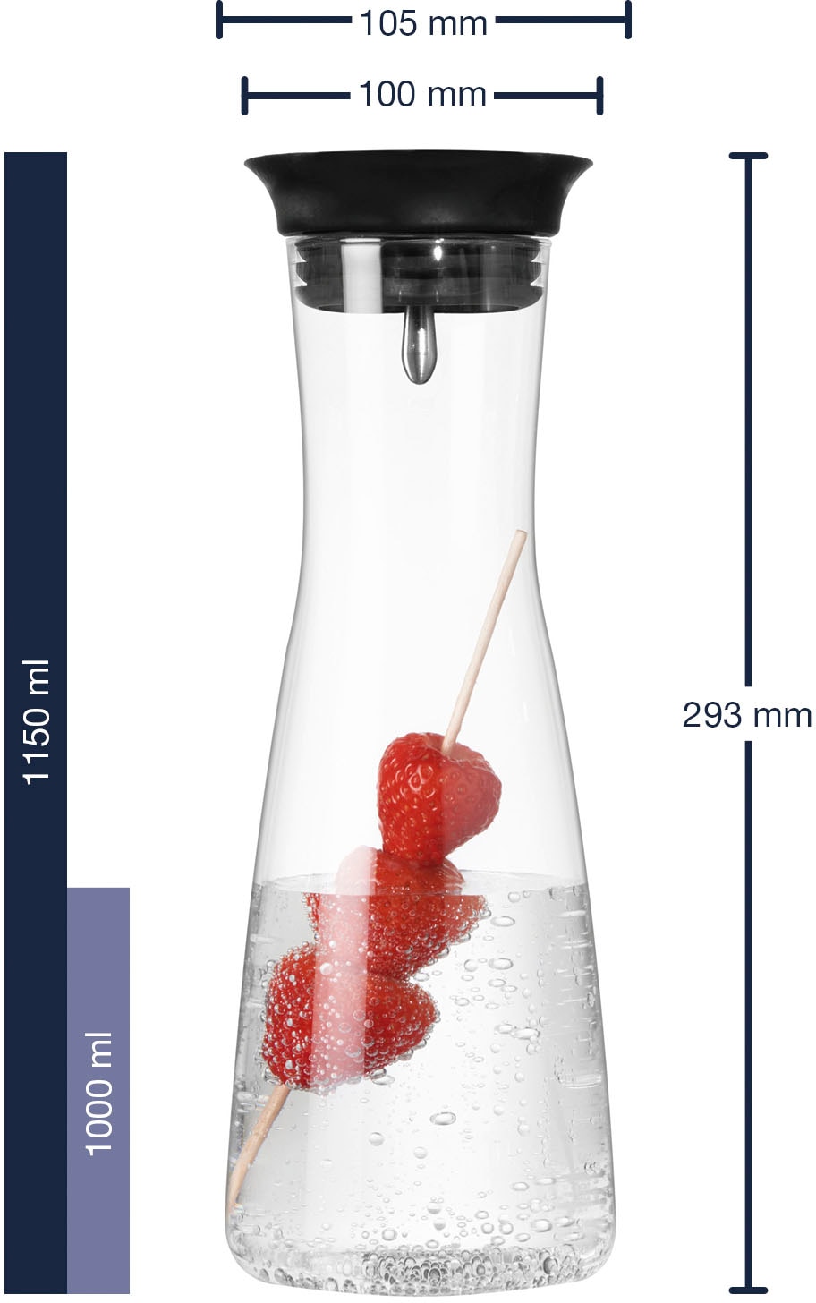 LEONARDO Wasserkaraffe »CIAO«, 1000 ml