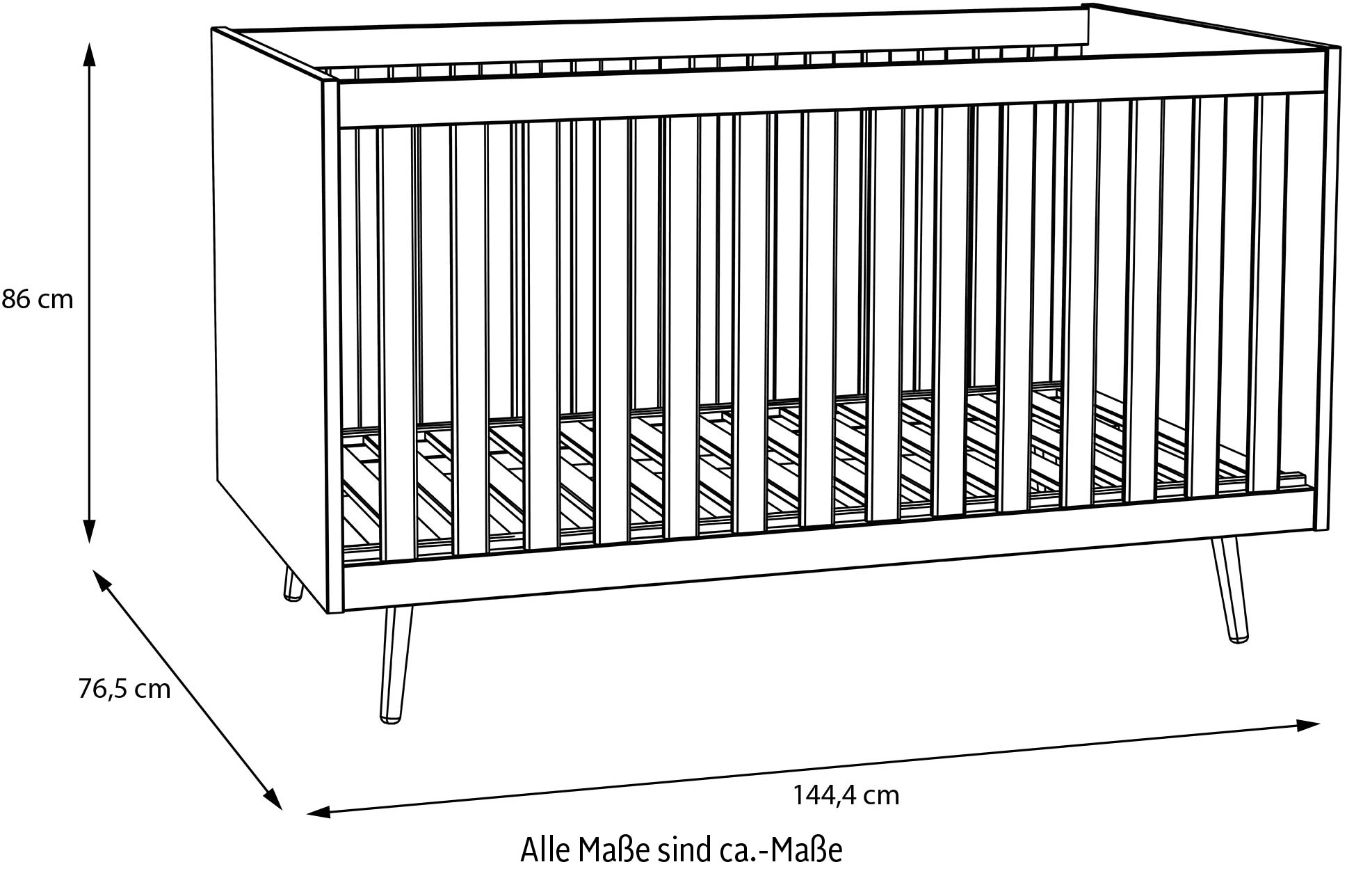 FORTE Babybett »Whenua«