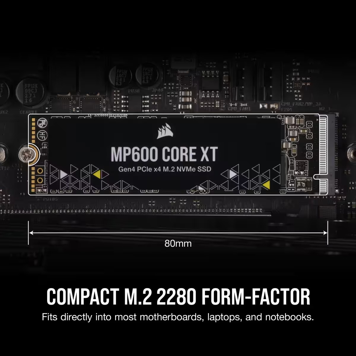 CORSAIR - SSD Interne - Force Series MP600 - 1To - M.2 Nvme Gen 4