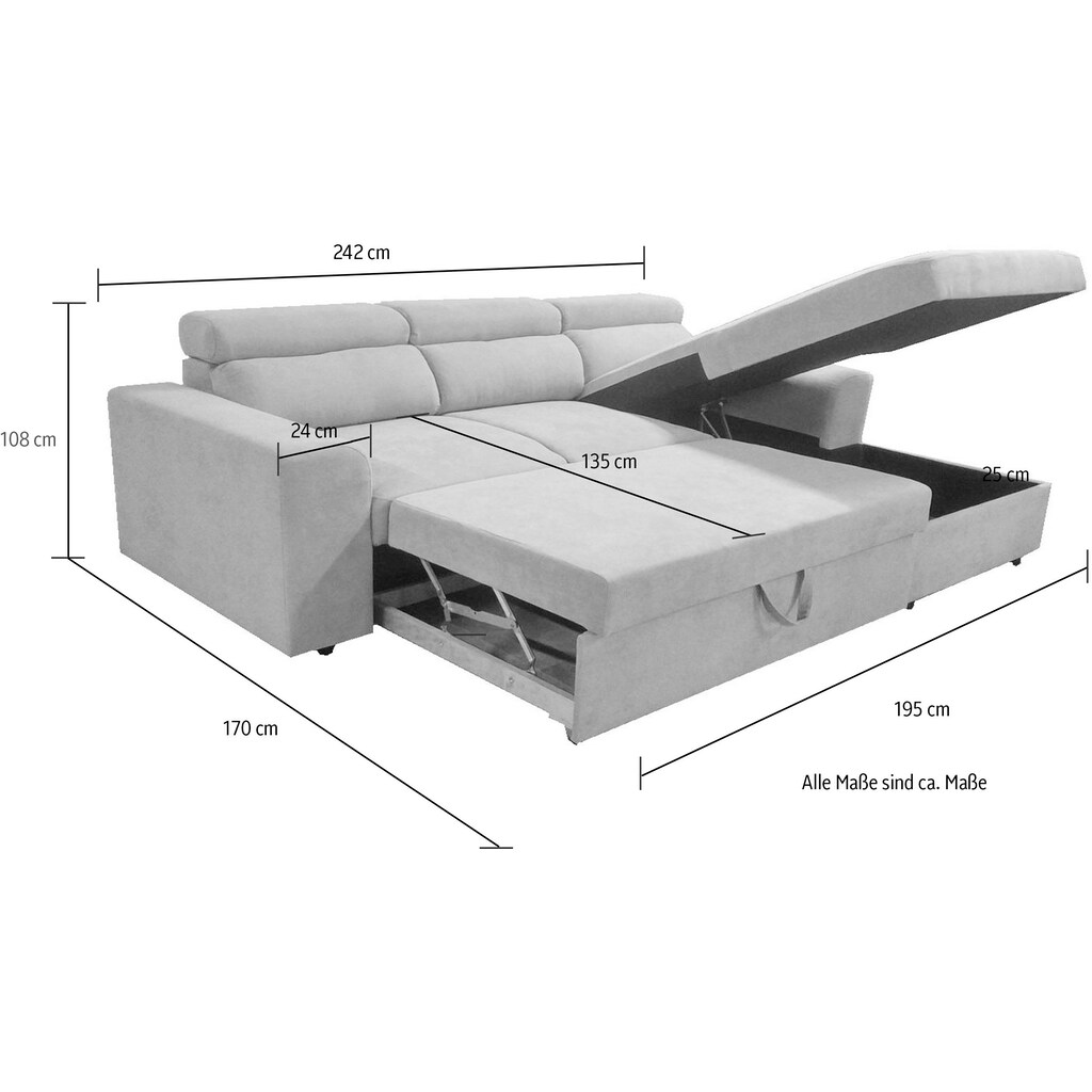 GEPADE Schlafsofa »Bastian«