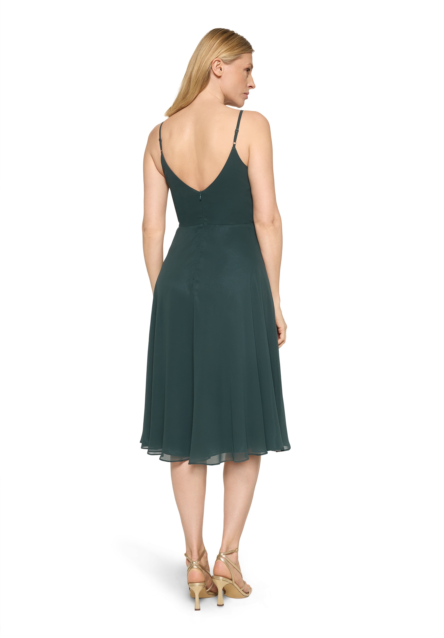 Vera Mont Chiffonkleid »Chiffonkleid mit V-Ausschnitt«