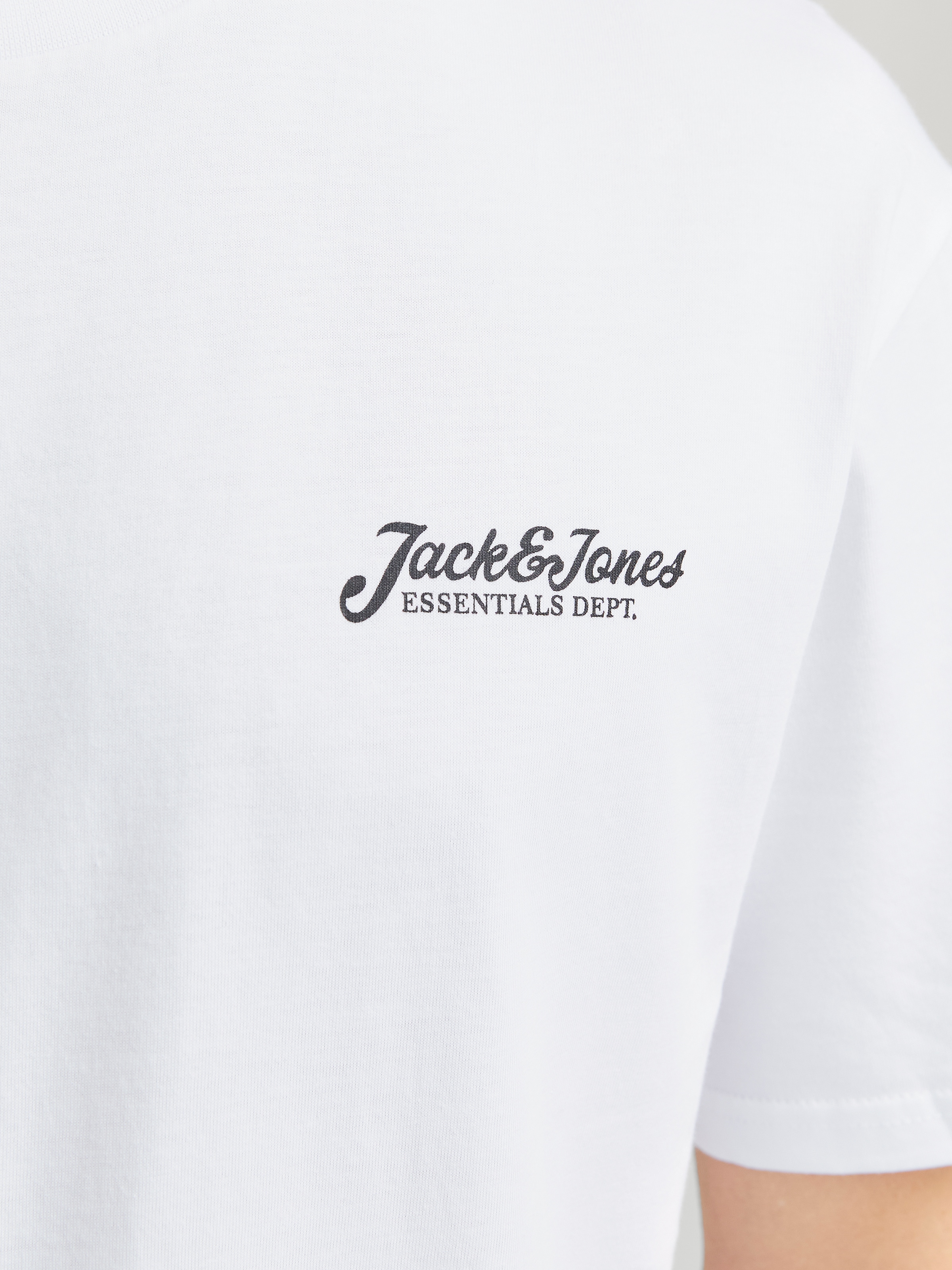 Jack & Jones T-Shirt »JJBEAU TEE SS FRONTPRINT CREW NECK«