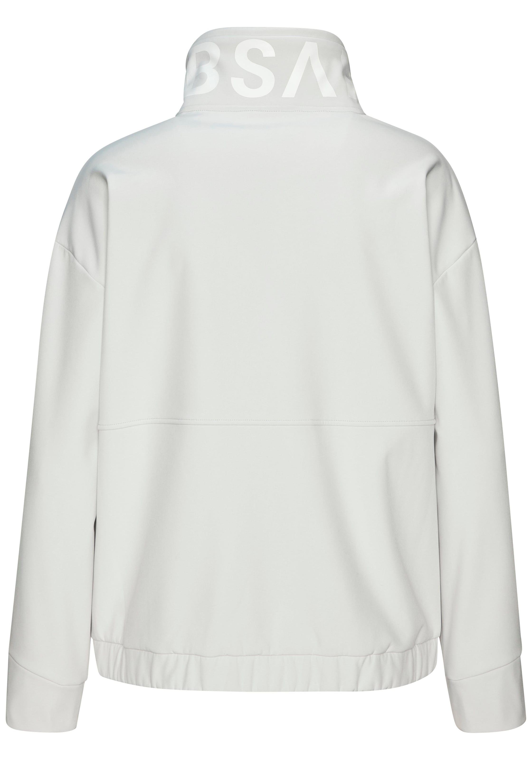 Elbsand Softshelljacke mit hohem, verstellbaren Kragen