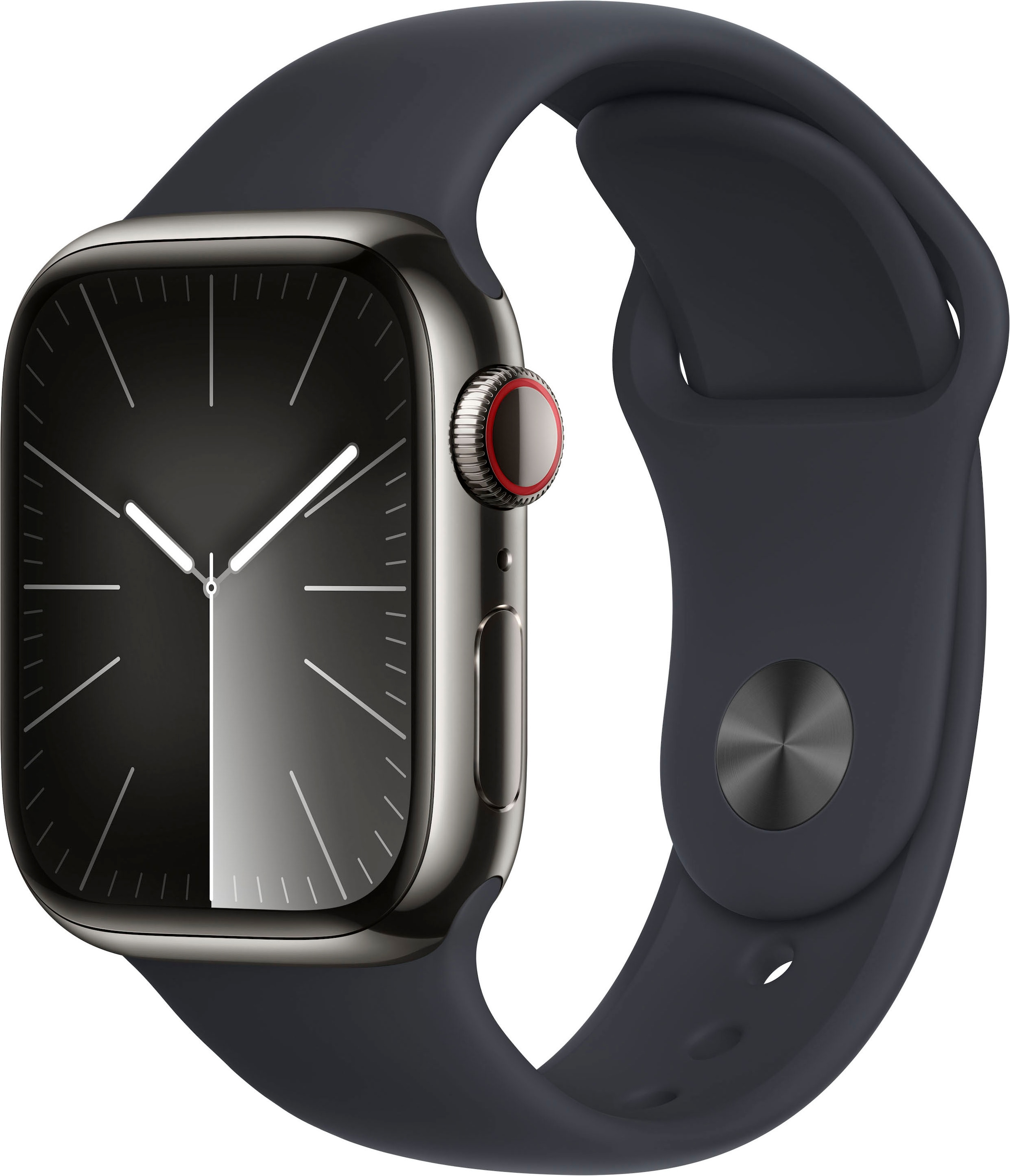 Apple Smartwatch »Watch Series 9 GPS + Cellular 41mm Edelstahl«, (Watch OS  10 Sport Band) bestellen | UNIVERSAL