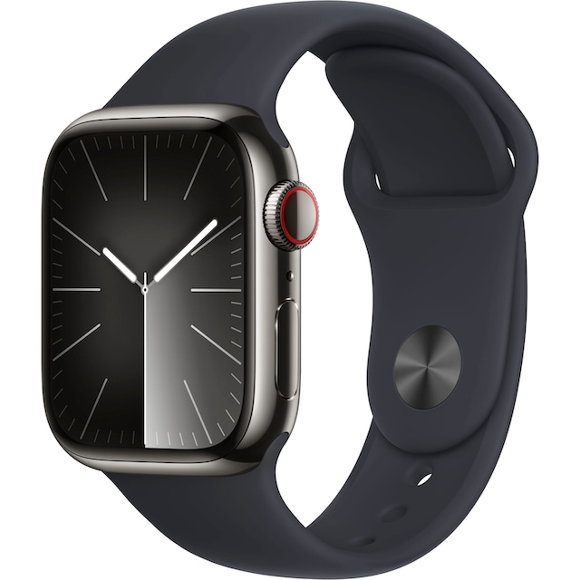 Apple Smartwatch »Watch Series 9 GPS + Cellular 41mm Edelstahl«, (Watch OS  10 Sport Band) bestellen | UNIVERSAL