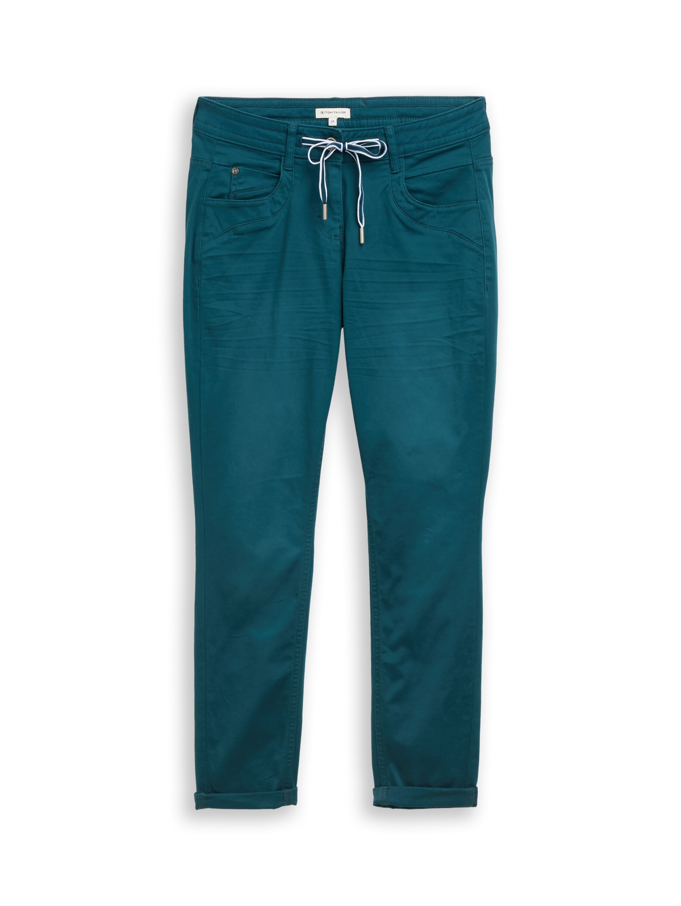 TOM TAILOR 7/8-Hose »Tapered«  mit Bindeband am Bündchen