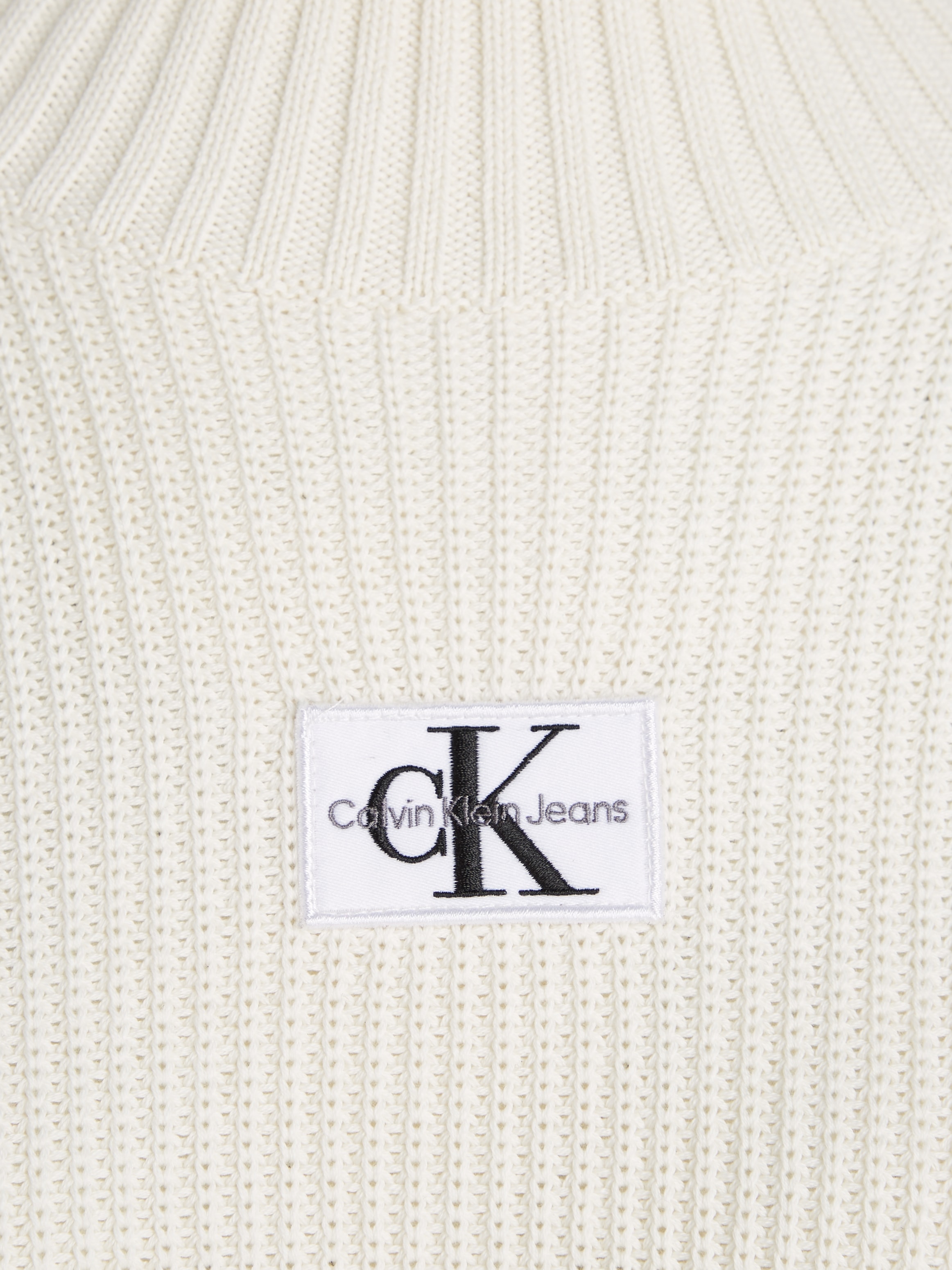 Calvin Klein Jeans bei SWEATER LOOSE DRESS« Sweatkleid LABEL ♕ »WOVEN