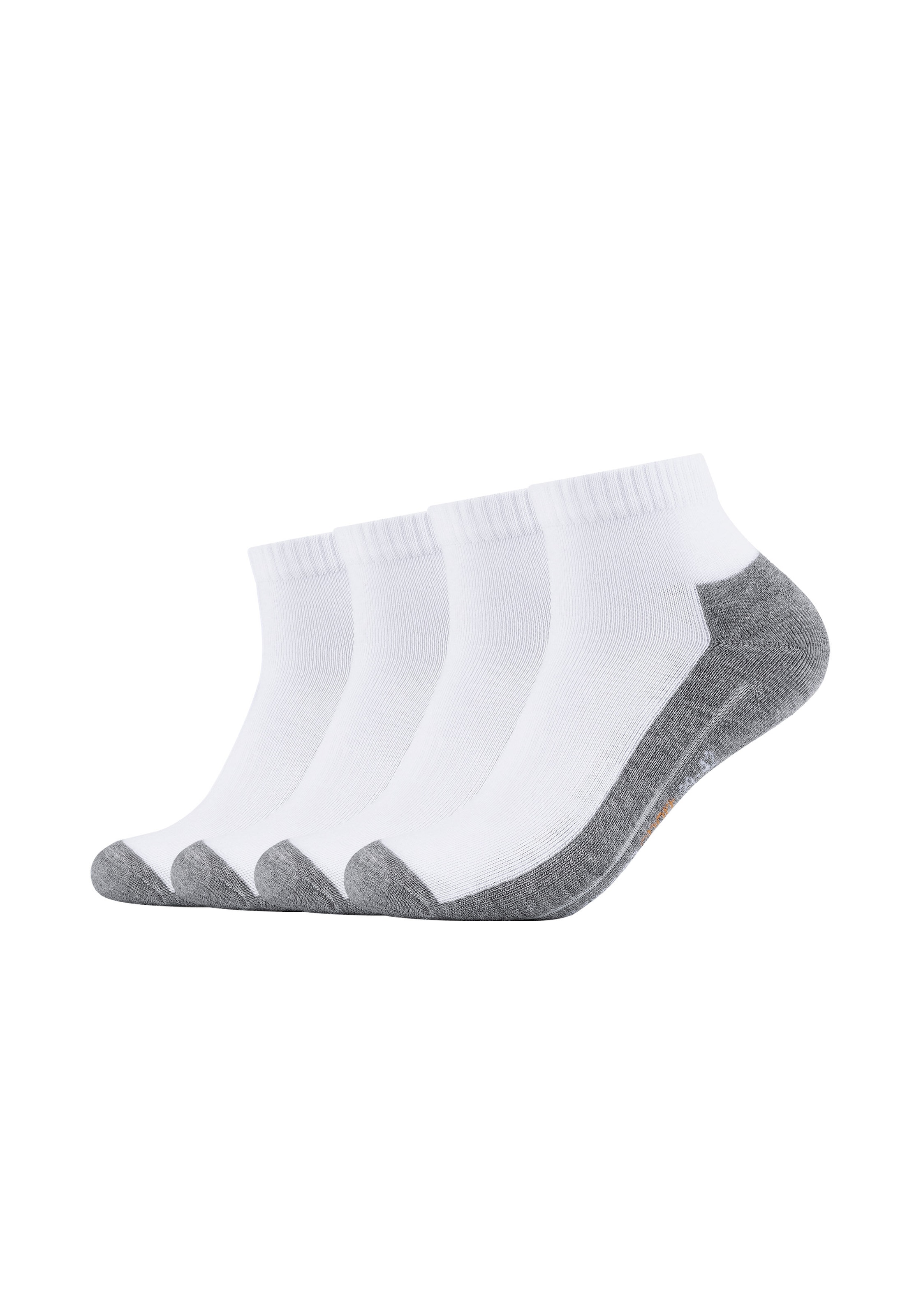 Camano Sportsocken, (4er-Pack), mit entlastender Halbplüschsohle