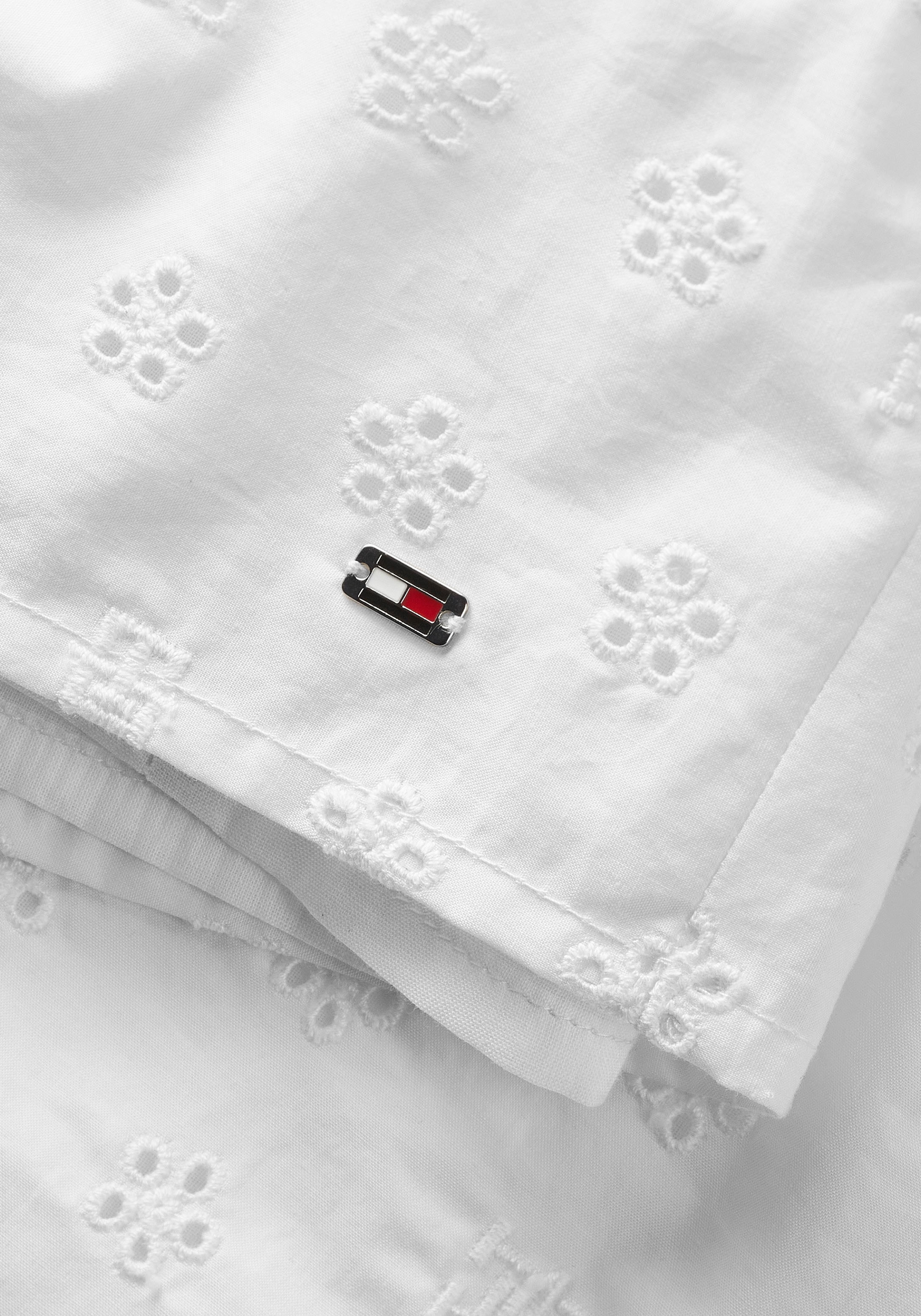 Tommy Hilfiger Minikleid »BRODERIE ANGLAISE MONOGRAM DRESS«, Kinder bis 16 Jahre