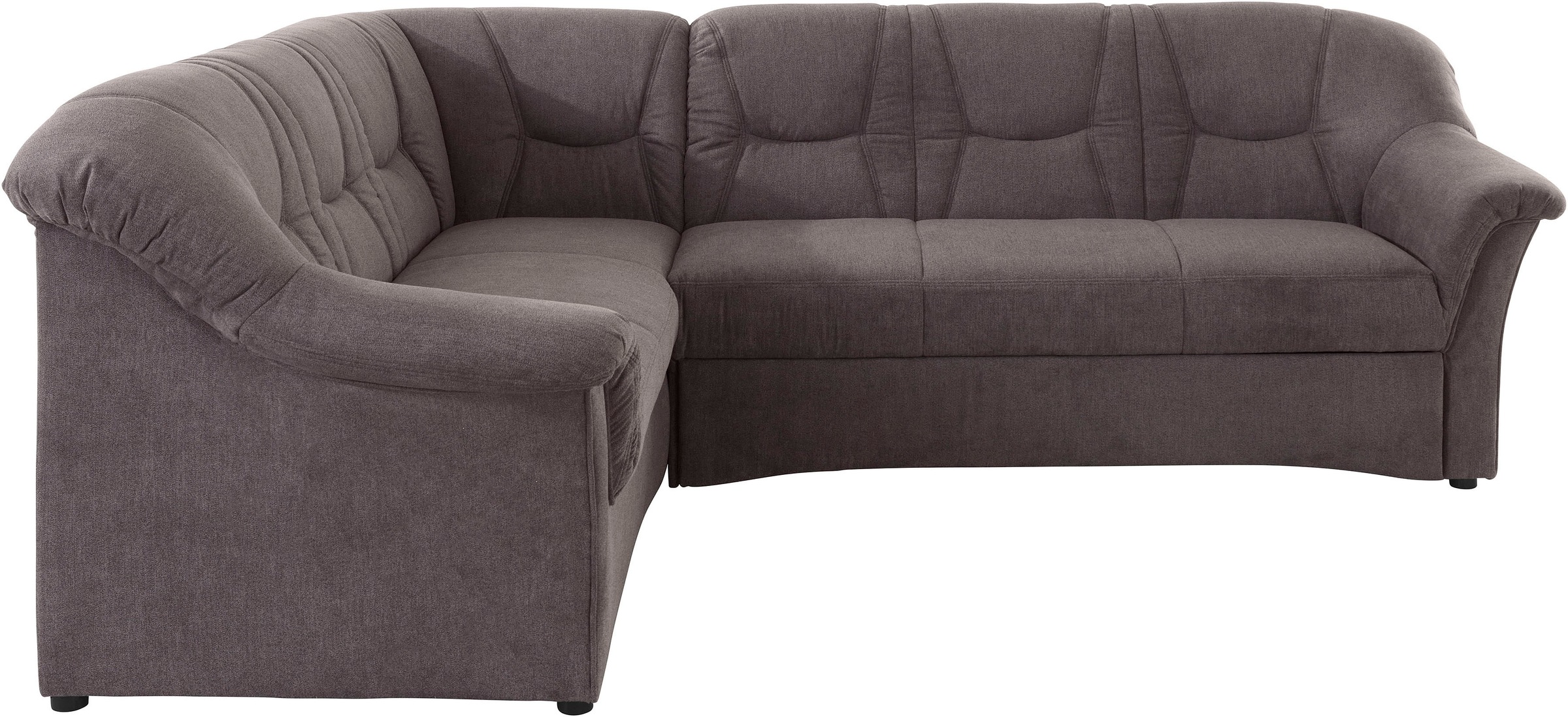 DOMO collection Ecksofa »Sarafina zeitlos und komfortabel, optional mit Federkern, L-Form«, wahlweise mit Bettfunktion