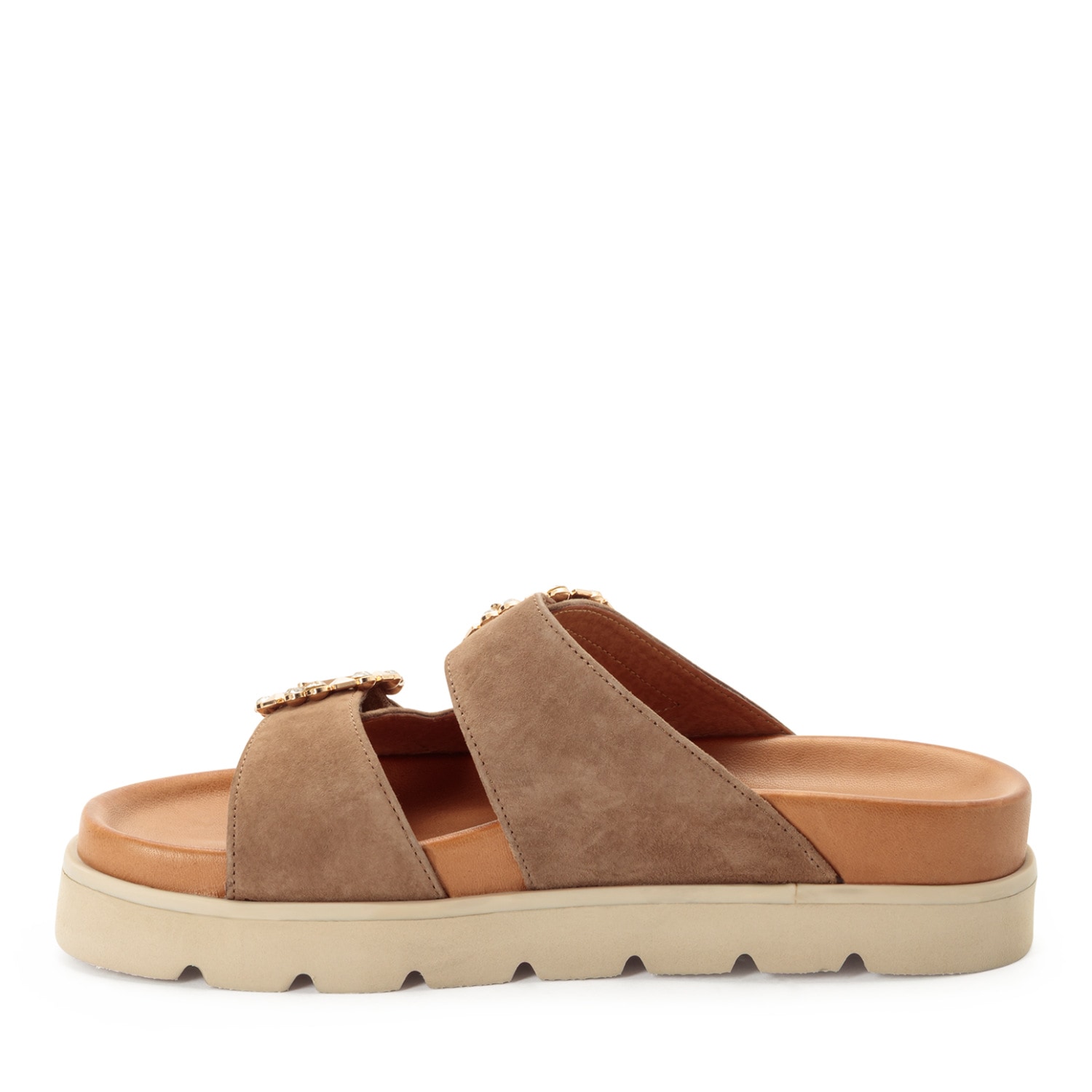 Tamaris Pantolette  Sommerschuh mit schmuckbesetzten, verstellbaren Schnallen