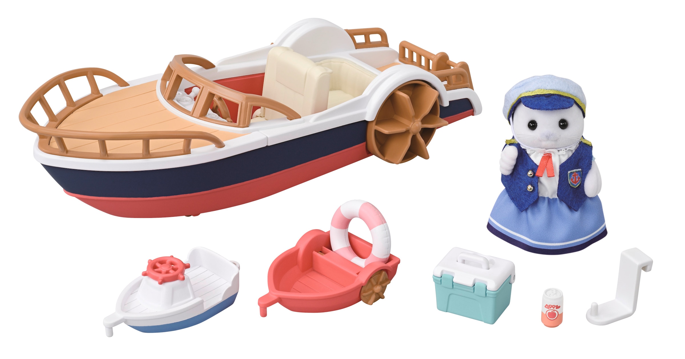 Sylvanian Families Spielzeug-Boot »Ausflugsboot mit Robbe«