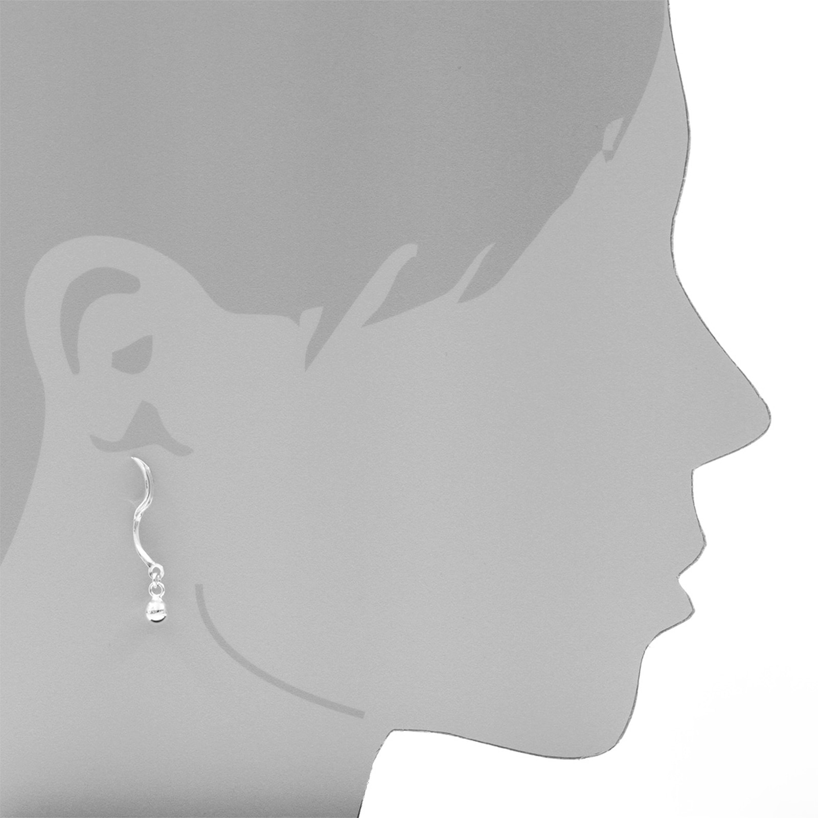 OSTSEE-SCHMUCK Paar Ohrstecker »- Livs - Silber 925/000 -,«