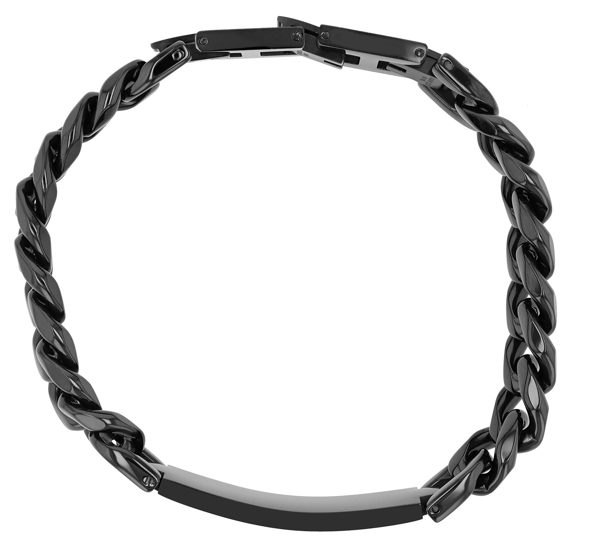 Adelia´s Panzerarmband »Unisex Armband ¿ Panzerarmband aus Edelstahl 19 cm«