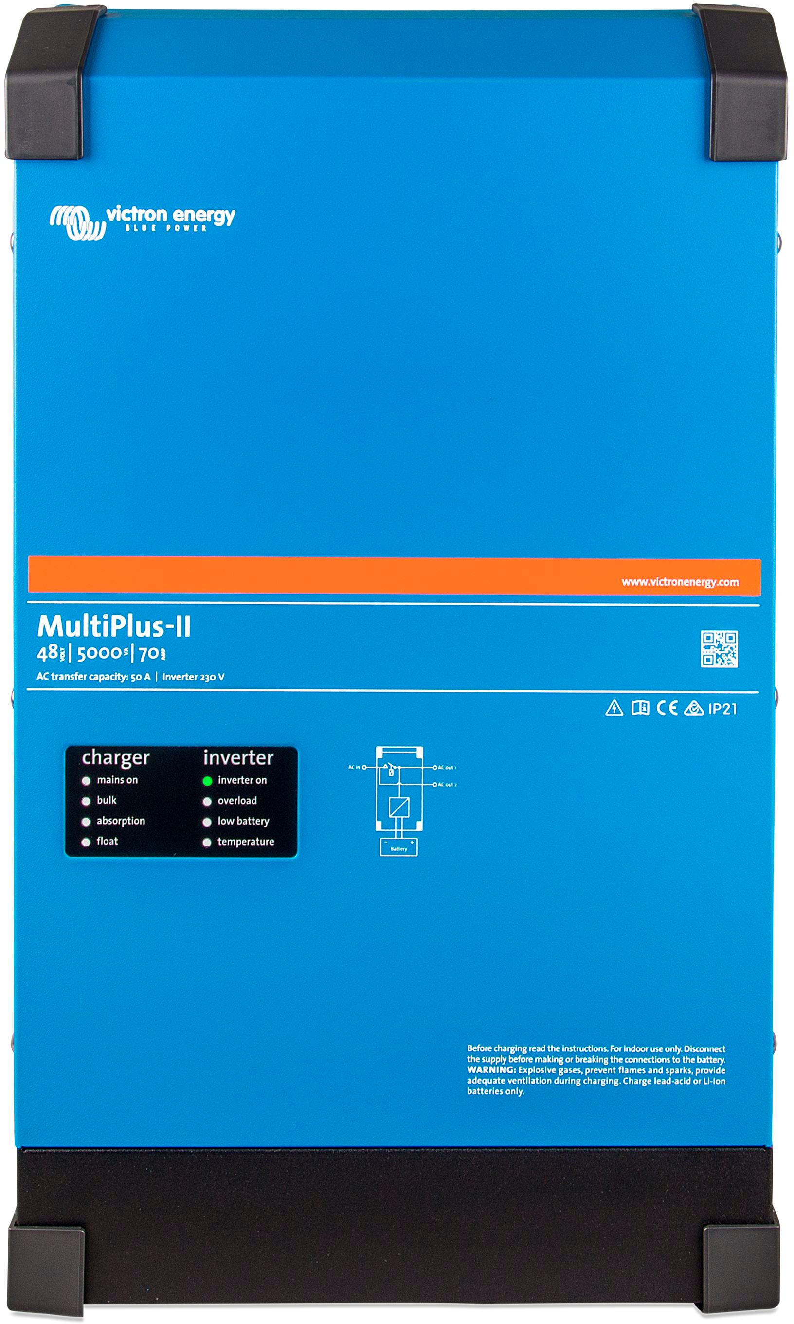 Wechselrichter »»Inverter / Charger Victron MultiPlus-II 48/5000/70-50««