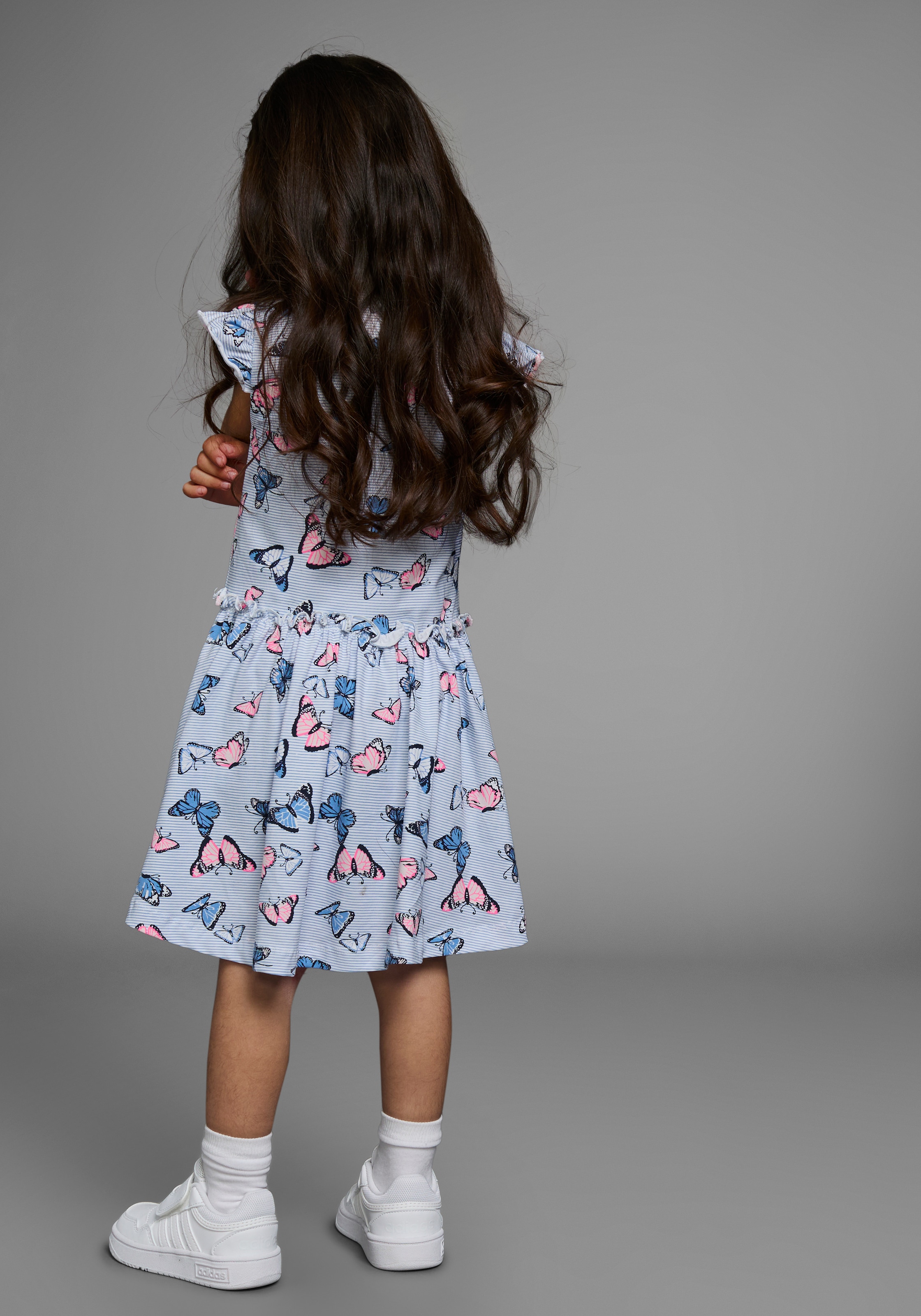 KIDSWORLD Jerseykleid »für kleine Mädchen« sommerliche Anlässe und Partys,  kniefreie Länge,  modische Note