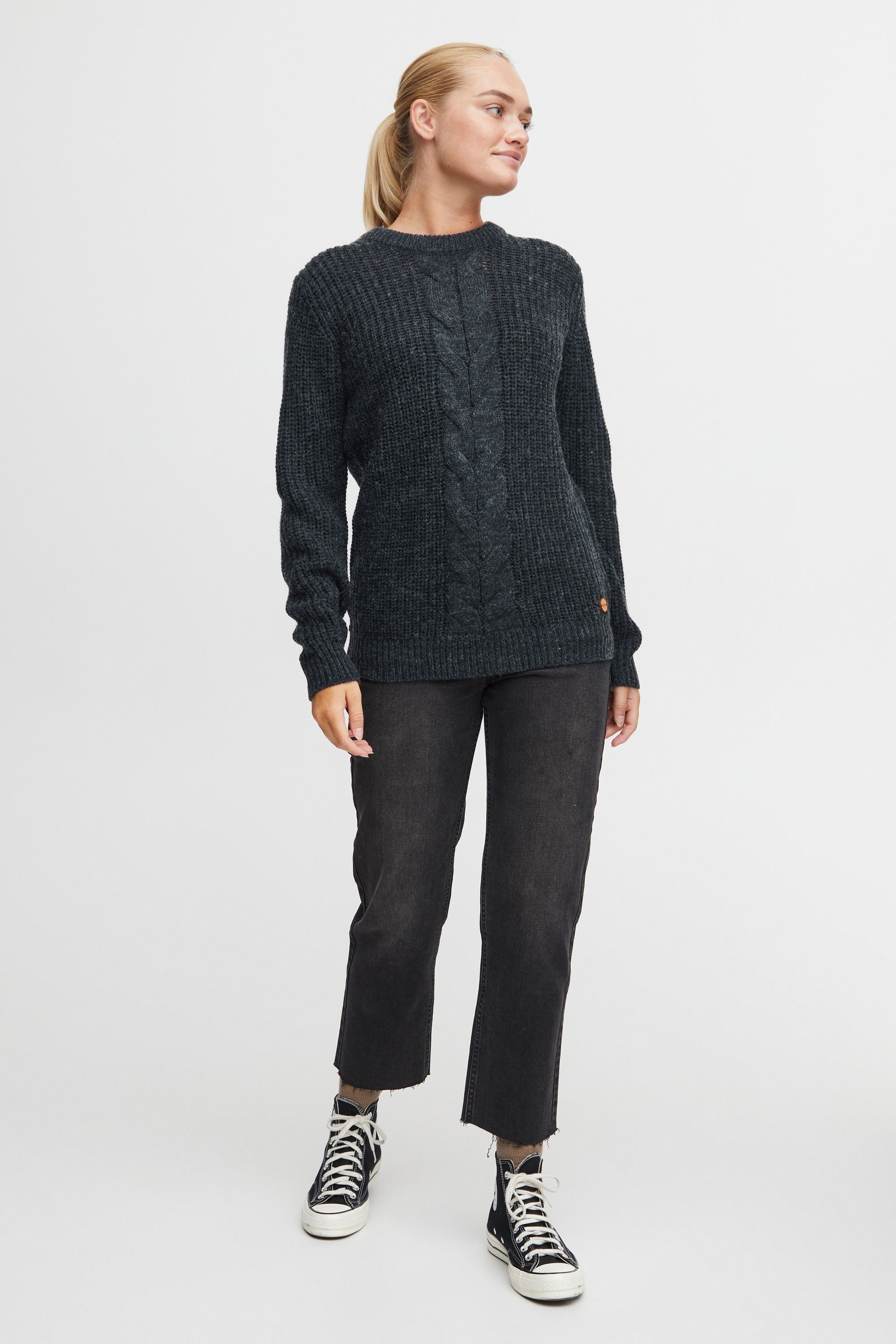 OXMO Strickfleece-Pullover »Strickpullover OXNatasja«
