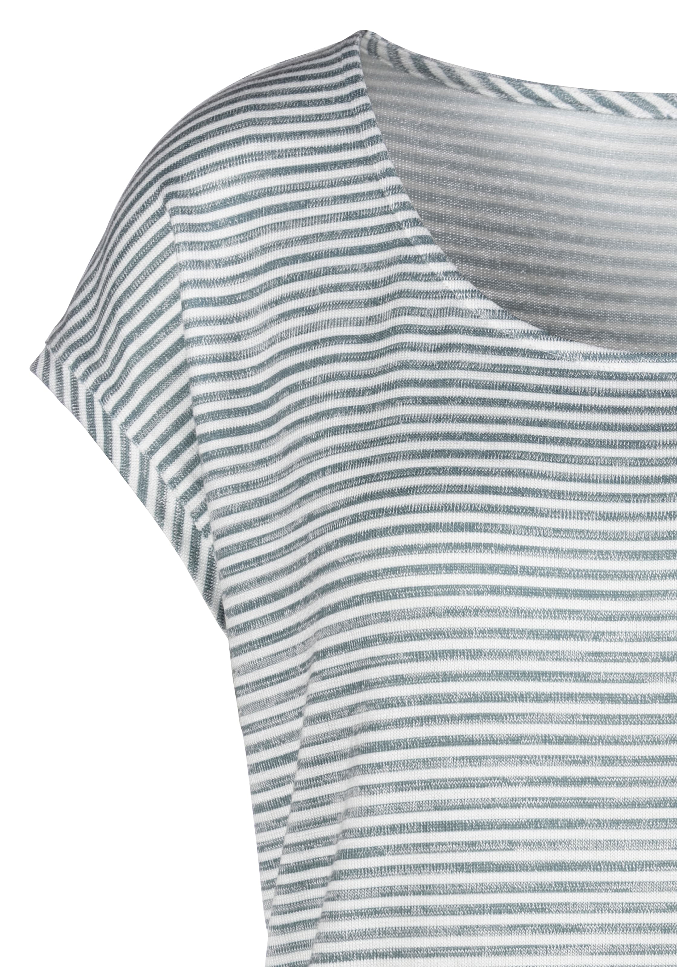 Vivance Kurzarmshirt »mit Streifendesign«, aus weicher Viskose-Qualität