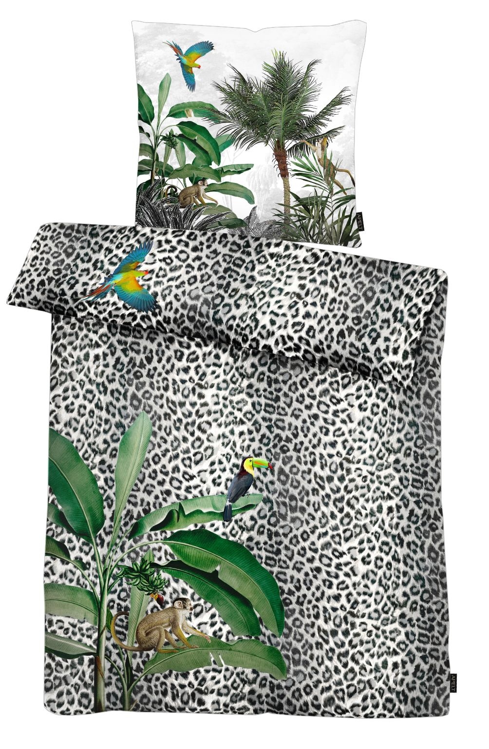 APELT Bettwäsche "Jungle" Regenwaldmotiv
