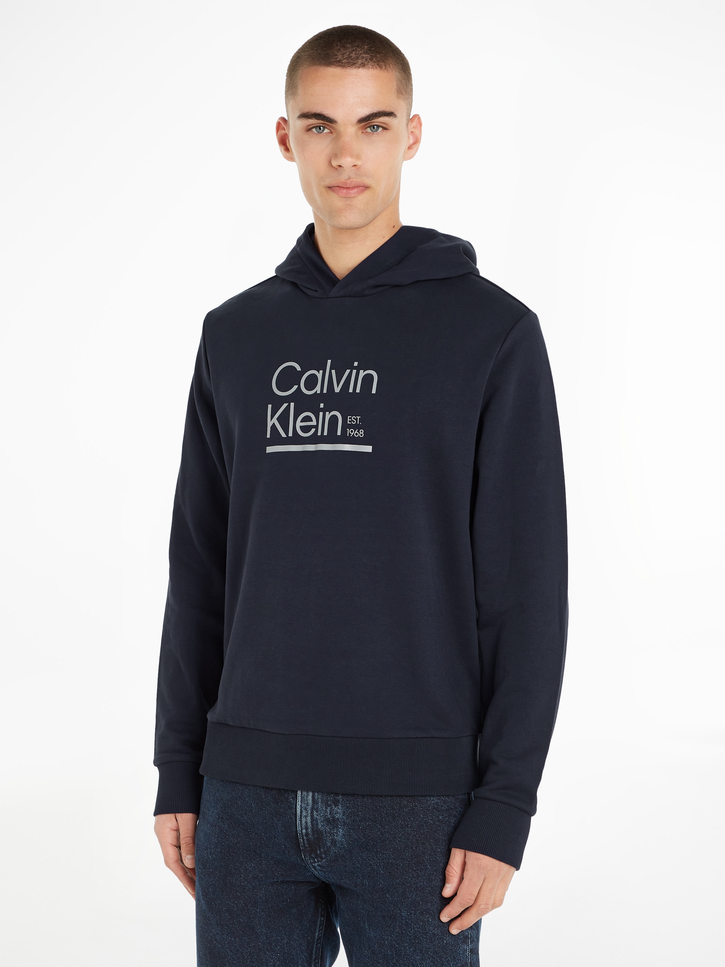 Calvin Klein Kapuzensweatshirt »CONTRAST LINE LOGO HOODIE«, mit Logodruck  bei ♕