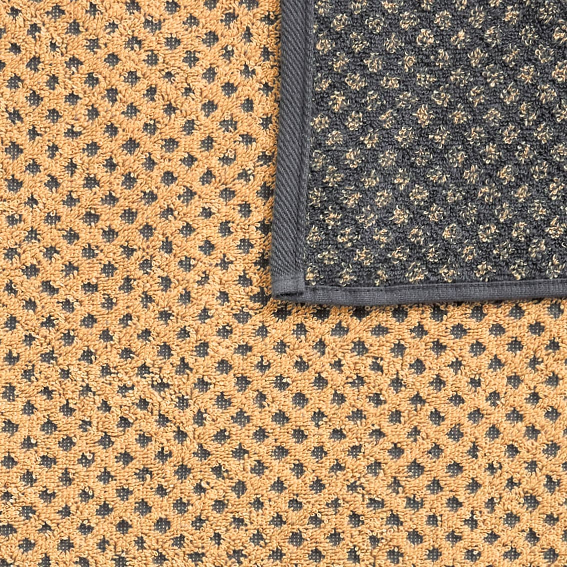 Dyckhoff Handtuch Set »Golden Shades Rhombus« Set 6 Stk. Walkfrottier Kuschelig weich; 4 Handtücher (50x100cm), 2 Duschtücher (70x140cm)
